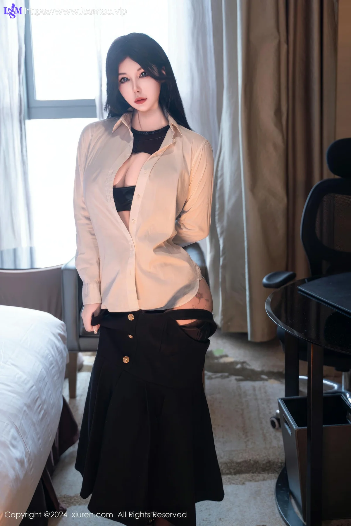XiuRen 秀人 No.9106 陈芊儿 波涛汹涌乳贴爆乳性感写真 - 14
