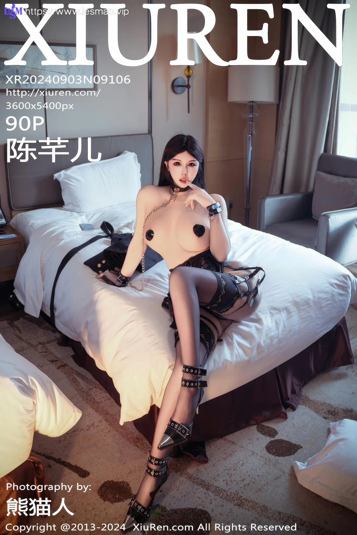 XiuRen 秀人 No.9106 陈芊儿 波涛汹涌乳贴爆乳性感写真 - 91