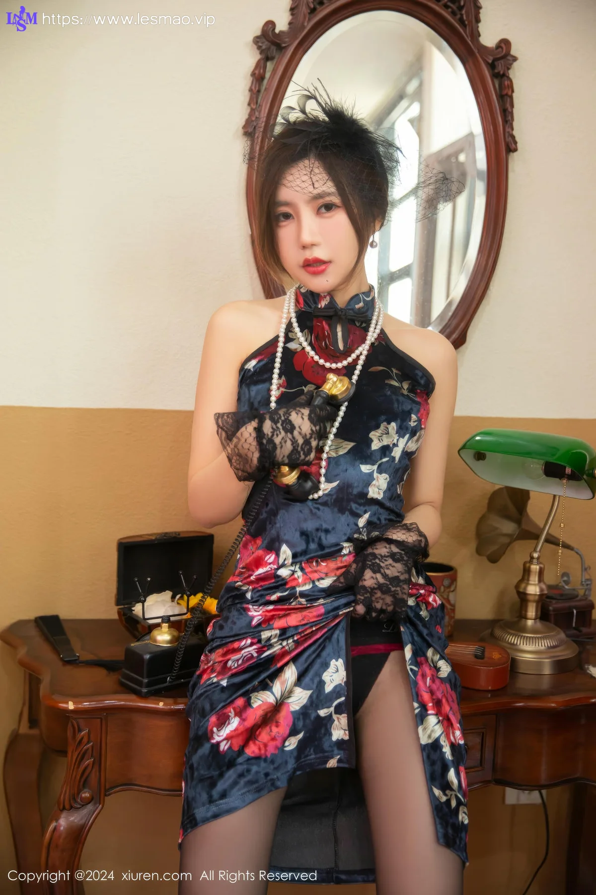 XiuRen 秀人 No.9116 绮里嘉ula 复古旗袍性感写真2 - 18