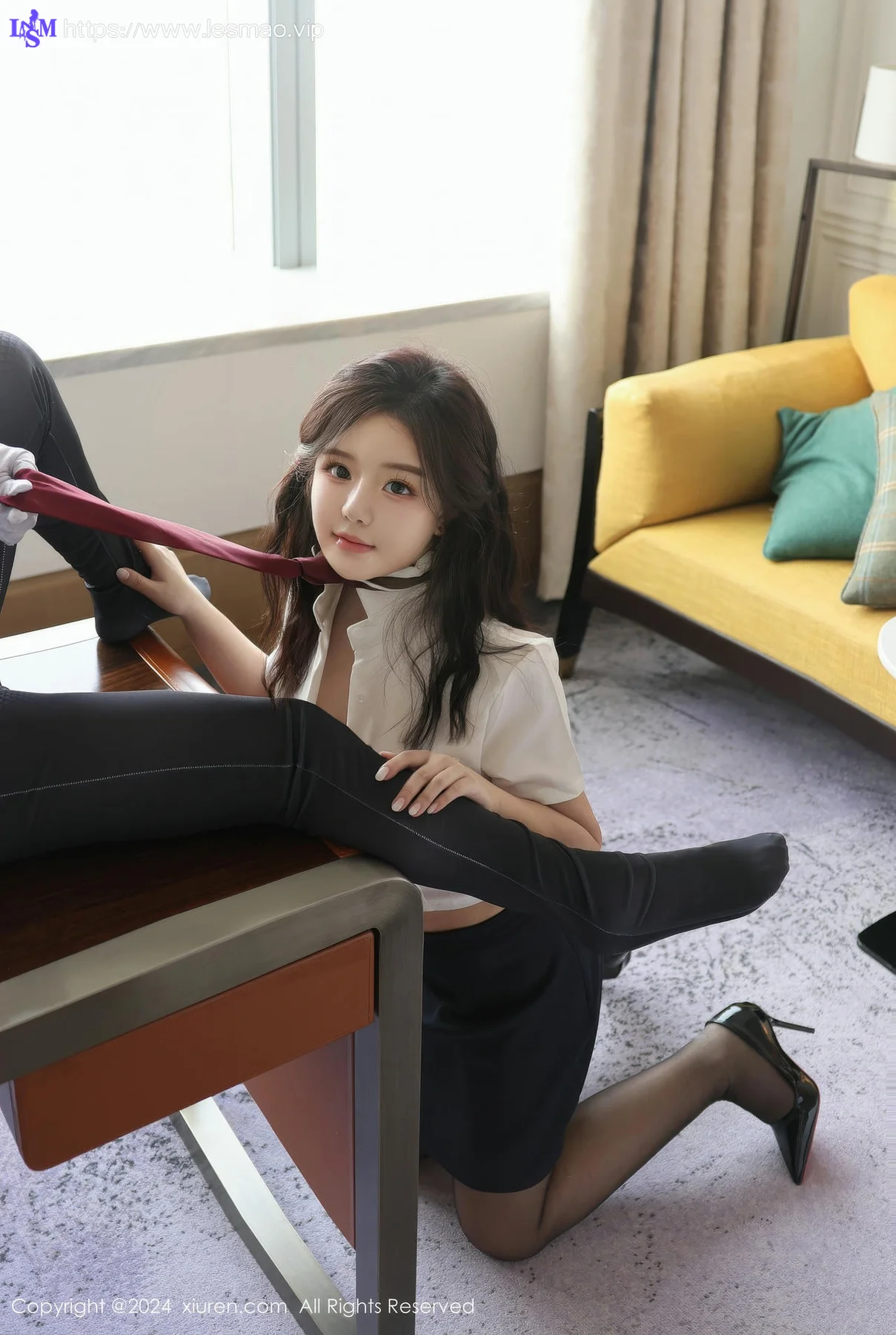 XiuRen 秀人 No.9122 小薯条nienie 校服萝莉美女 - 11