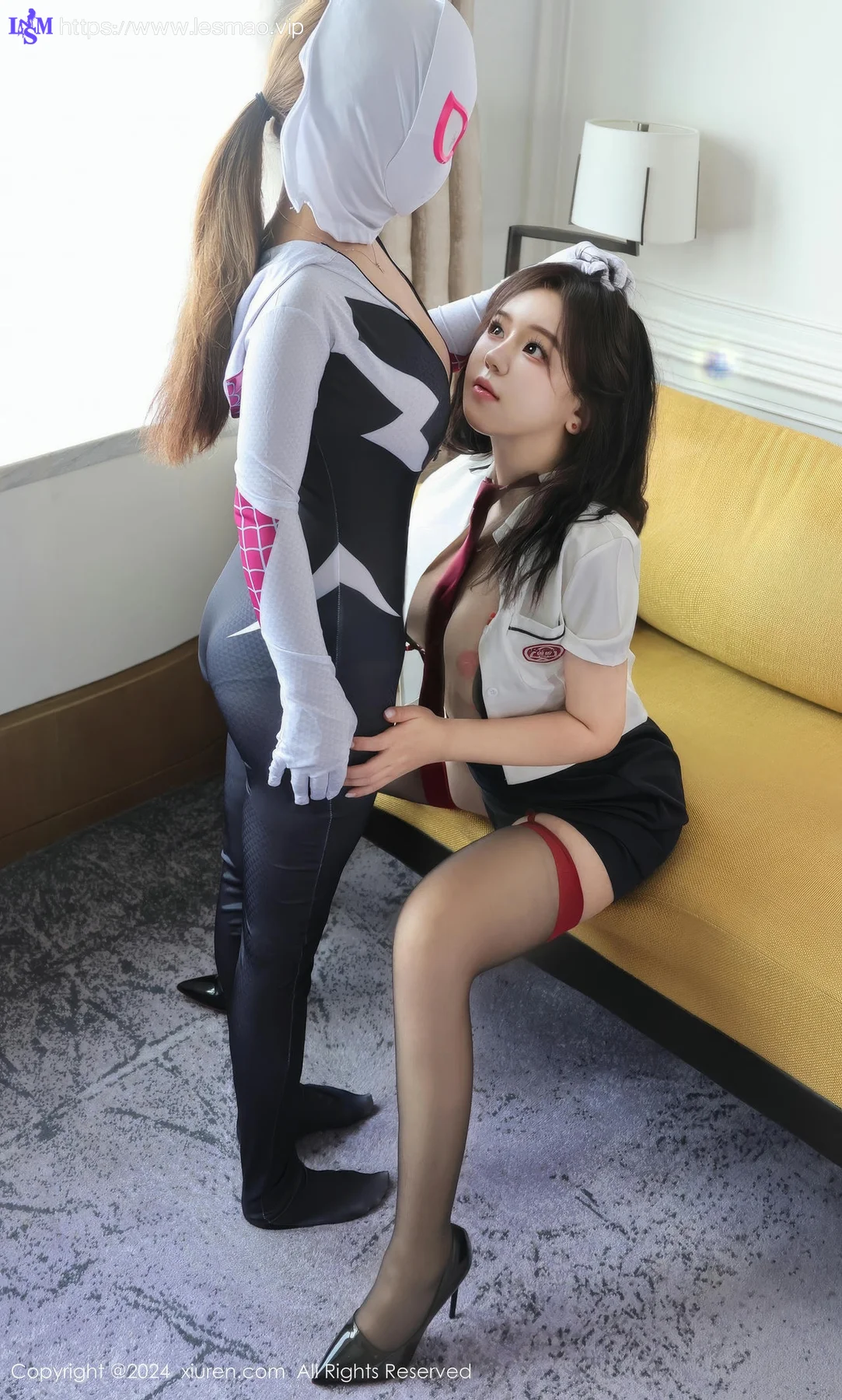 XiuRen 秀人 No.9122 小薯条nienie 校服萝莉美女 - 31
