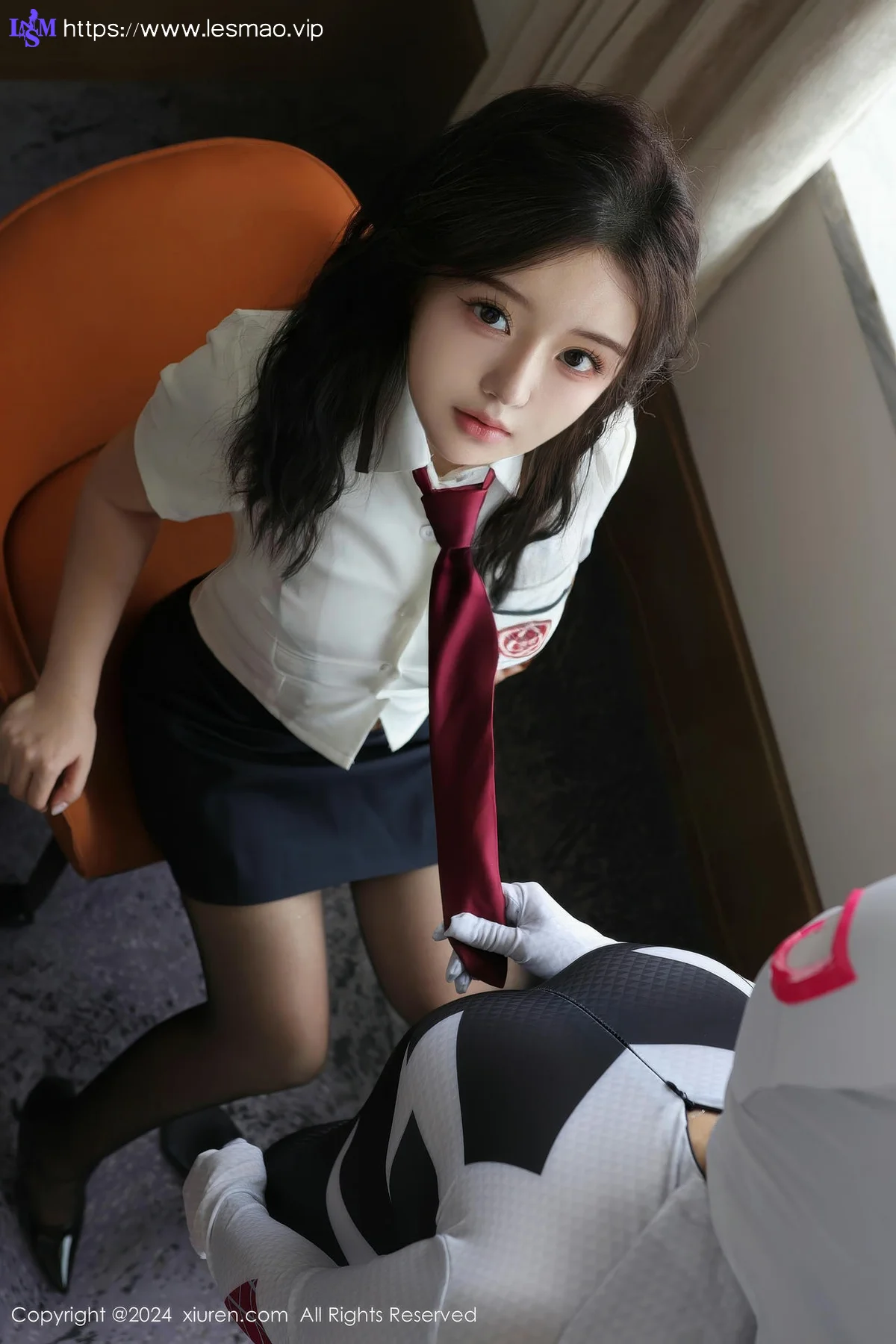 XiuRen 秀人 No.9122 小薯条nienie 校服萝莉美女 - 32