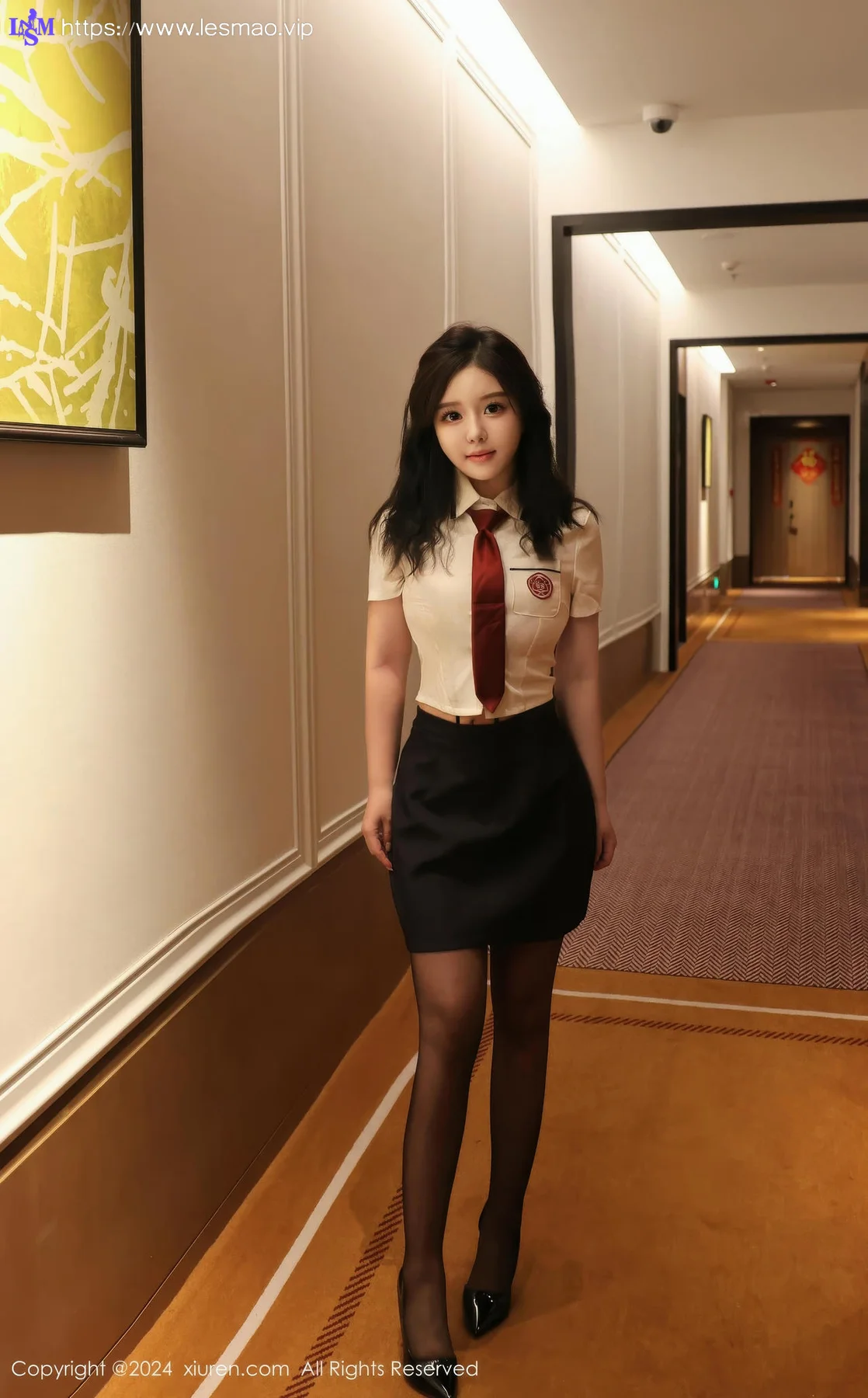 XiuRen 秀人 No.9122 小薯条nienie 校服萝莉美女 - 65