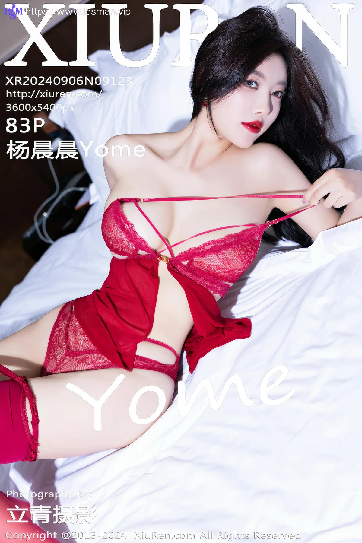 XiuRen 秀人 No.9123 杨晨晨Yome 红色连衣短裙性感写真2 - 84