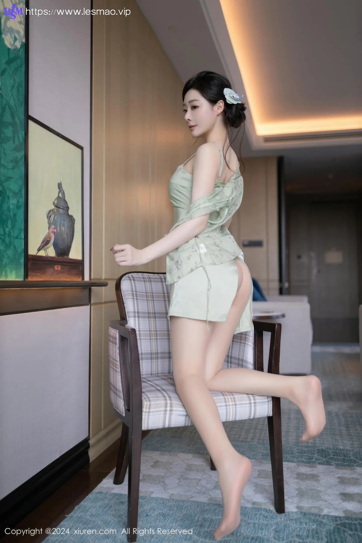 XiuRen 秀人 No.9124 小逗逗 浅色古风服饰性感写真11 - 18