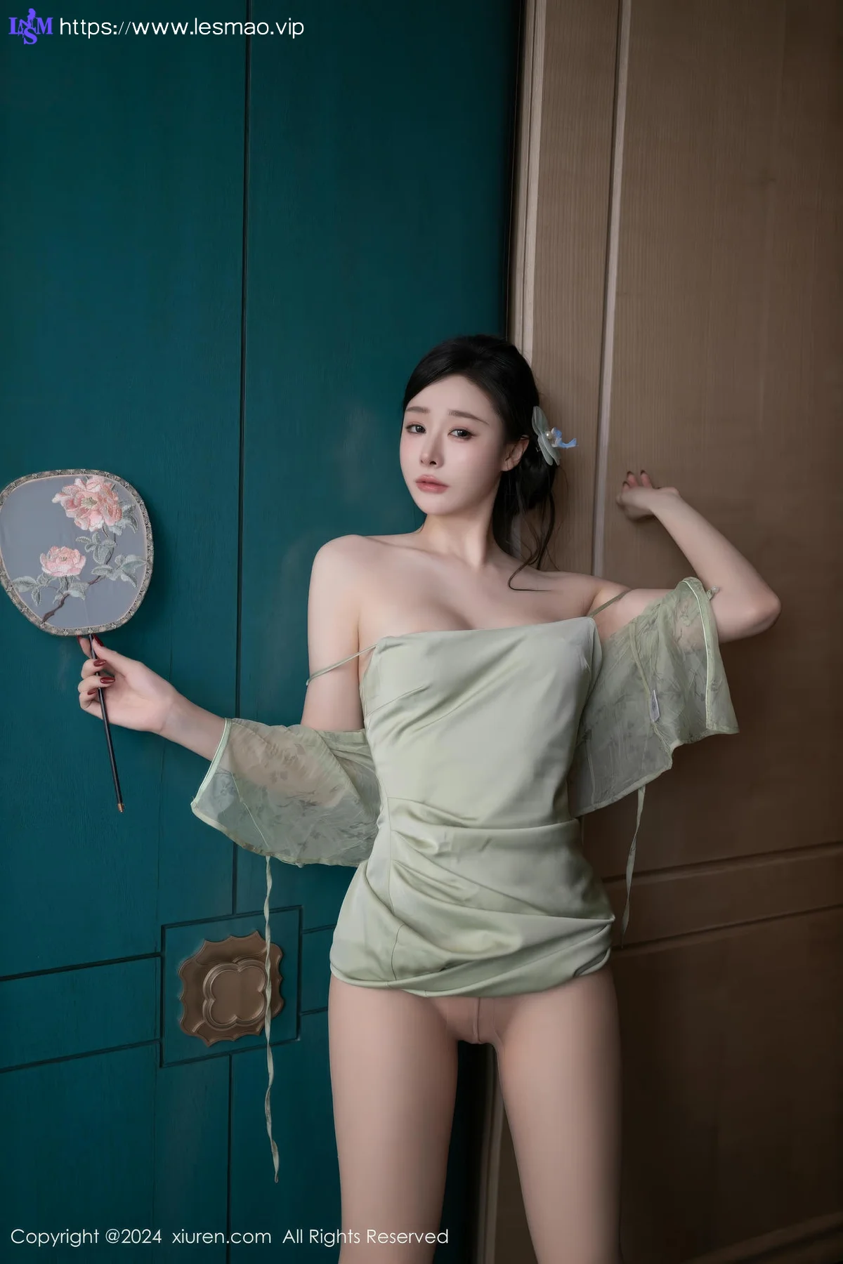 XiuRen 秀人 No.9124 小逗逗 浅色古风服饰性感写真11 - 34