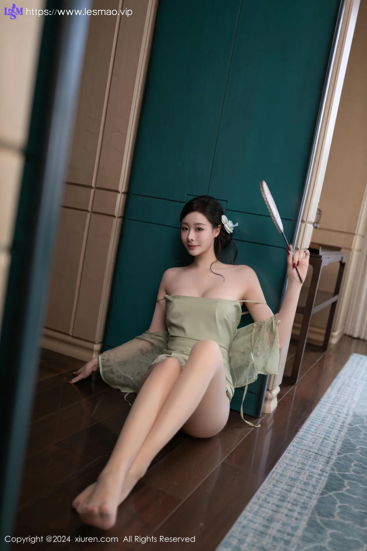 XiuRen 秀人 No.9124 小逗逗 浅色古风服饰性感写真11 - 35
