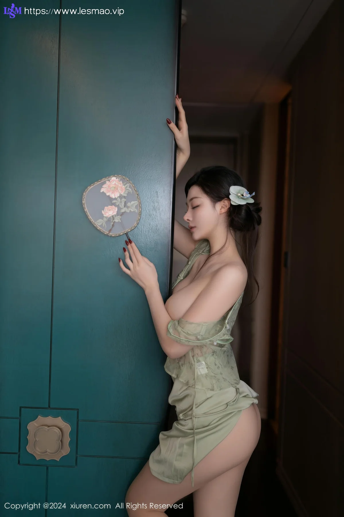 XiuRen 秀人 No.9124 小逗逗 浅色古风服饰性感写真11 - 55