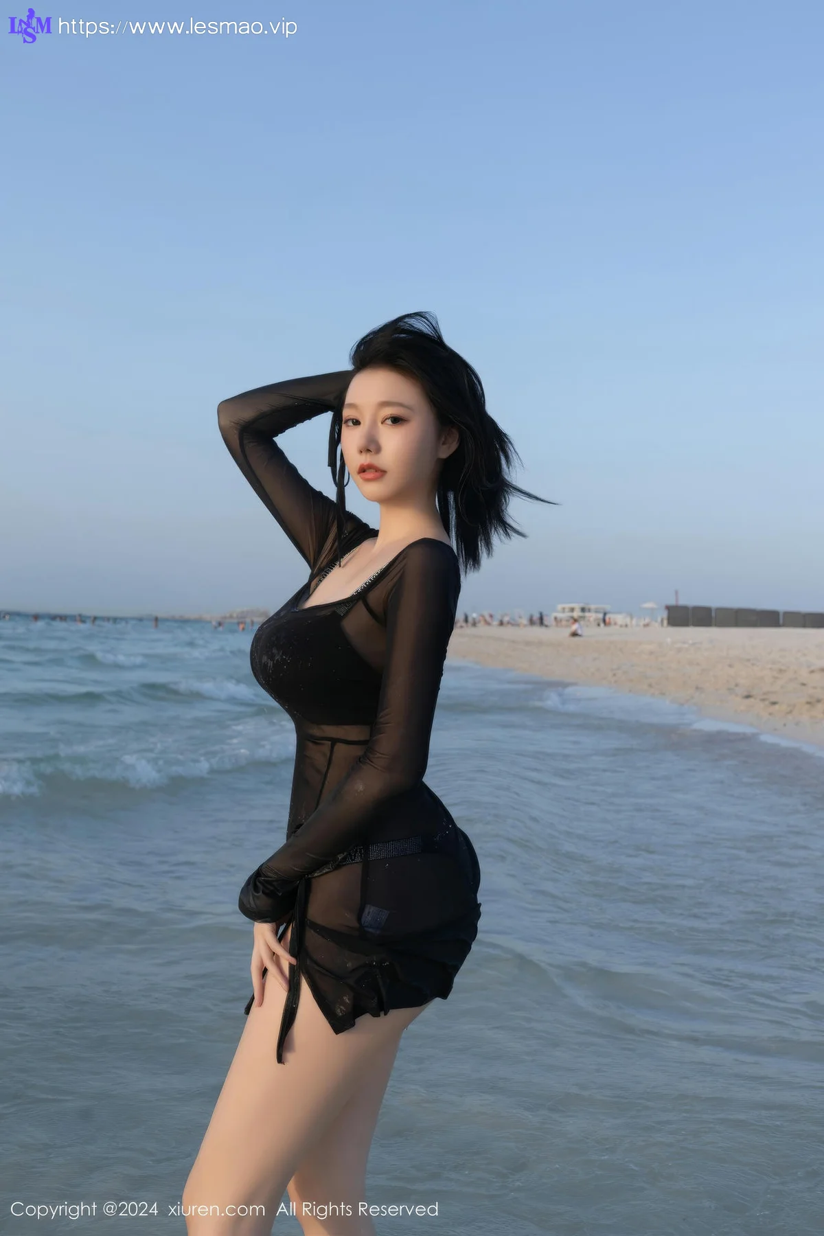 XiuRen 秀人 No.9138 安然anran 海边沙滩场景拍摄性感写真1 - 42