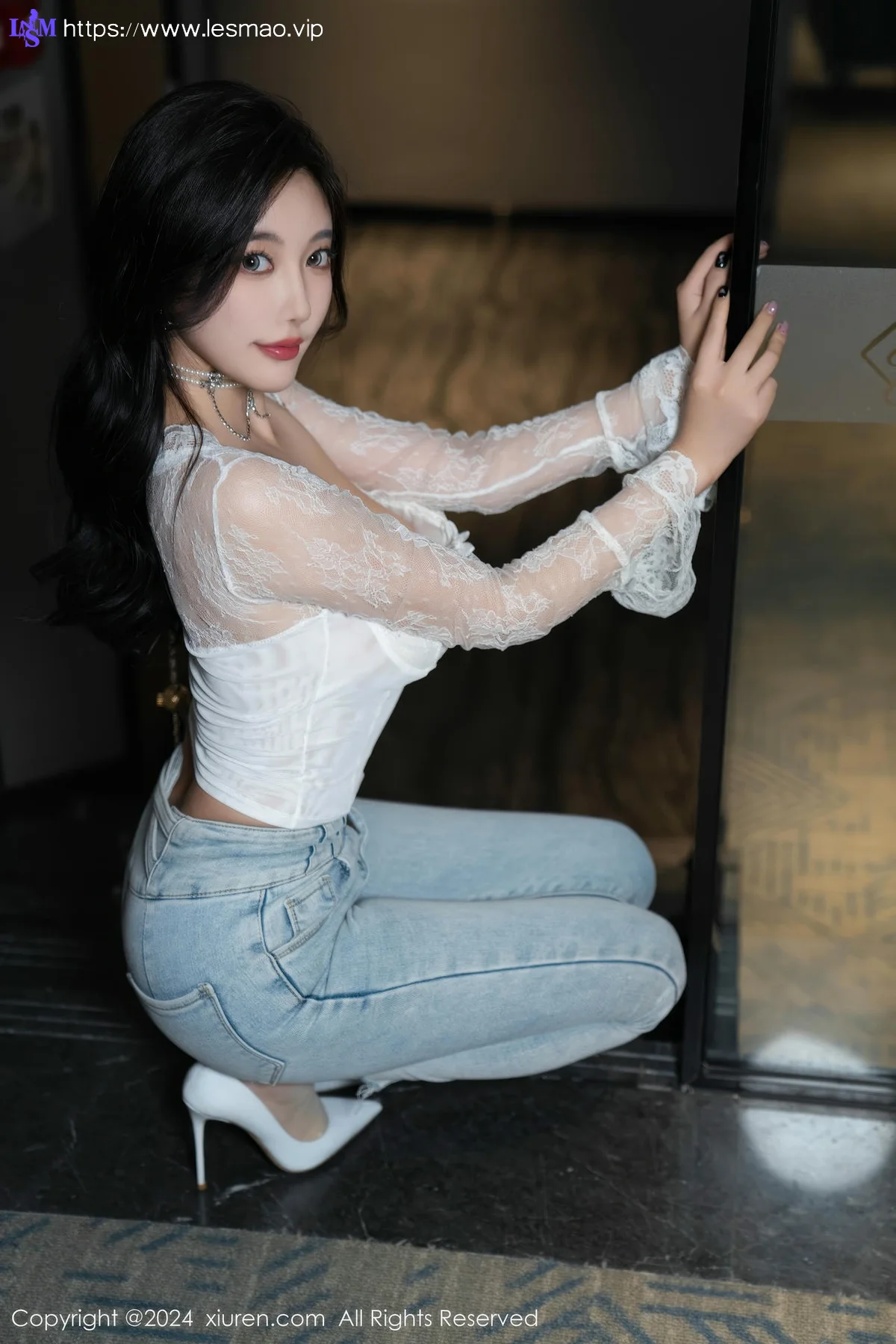 XiuRen 秀人 No.9140 杨晨晨Yome 白色情趣女仆服性感写真2 - 15
