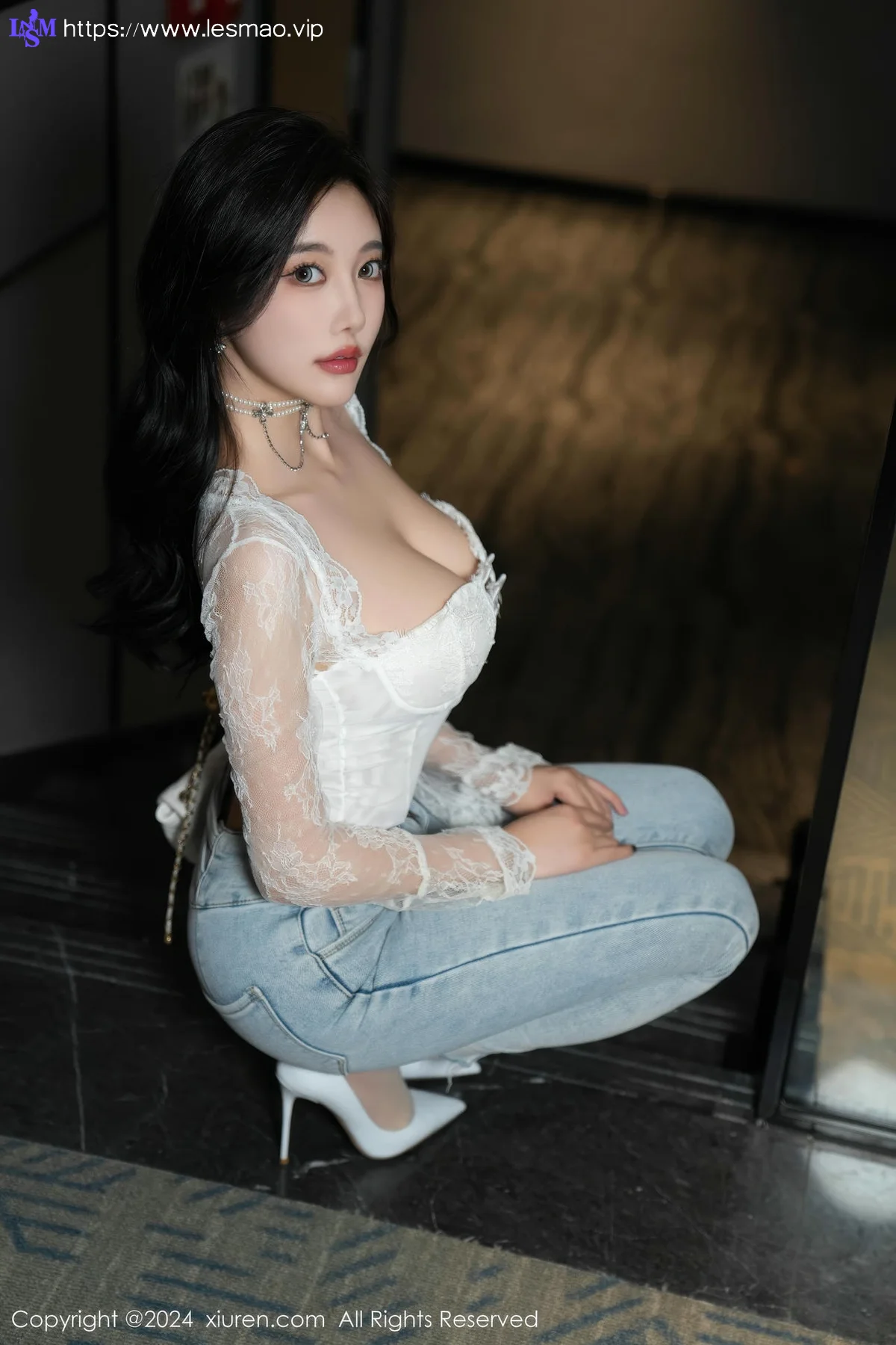 XiuRen 秀人 No.9140 杨晨晨Yome 白色情趣女仆服性感写真2 - 16