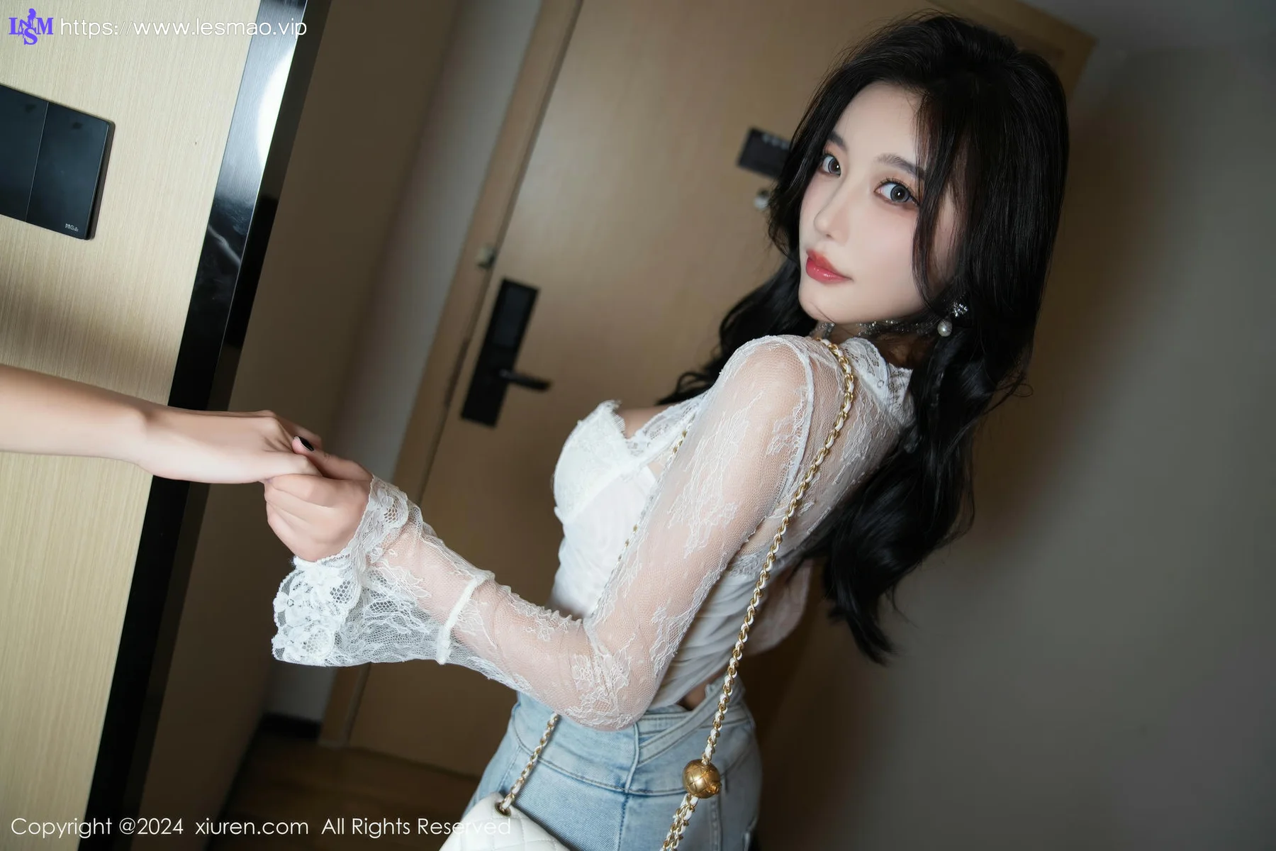 XiuRen 秀人 No.9140 杨晨晨Yome 白色情趣女仆服性感写真2 - 37