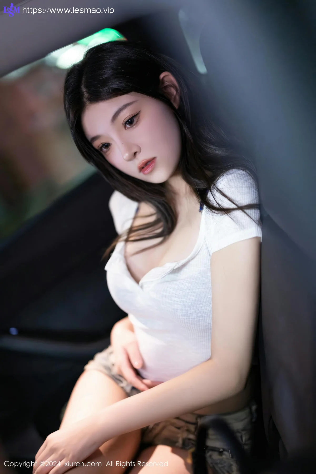 XiuRen 秀人 No.9141 初梦瑶 首套写真超短牛仔裤3 - 16