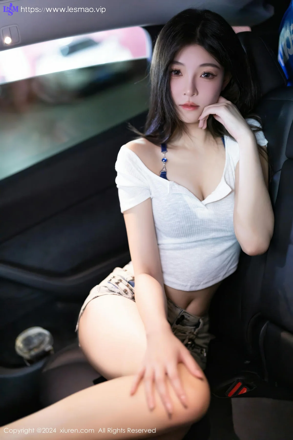 XiuRen 秀人 No.9141 初梦瑶 首套写真超短牛仔裤3 - 18