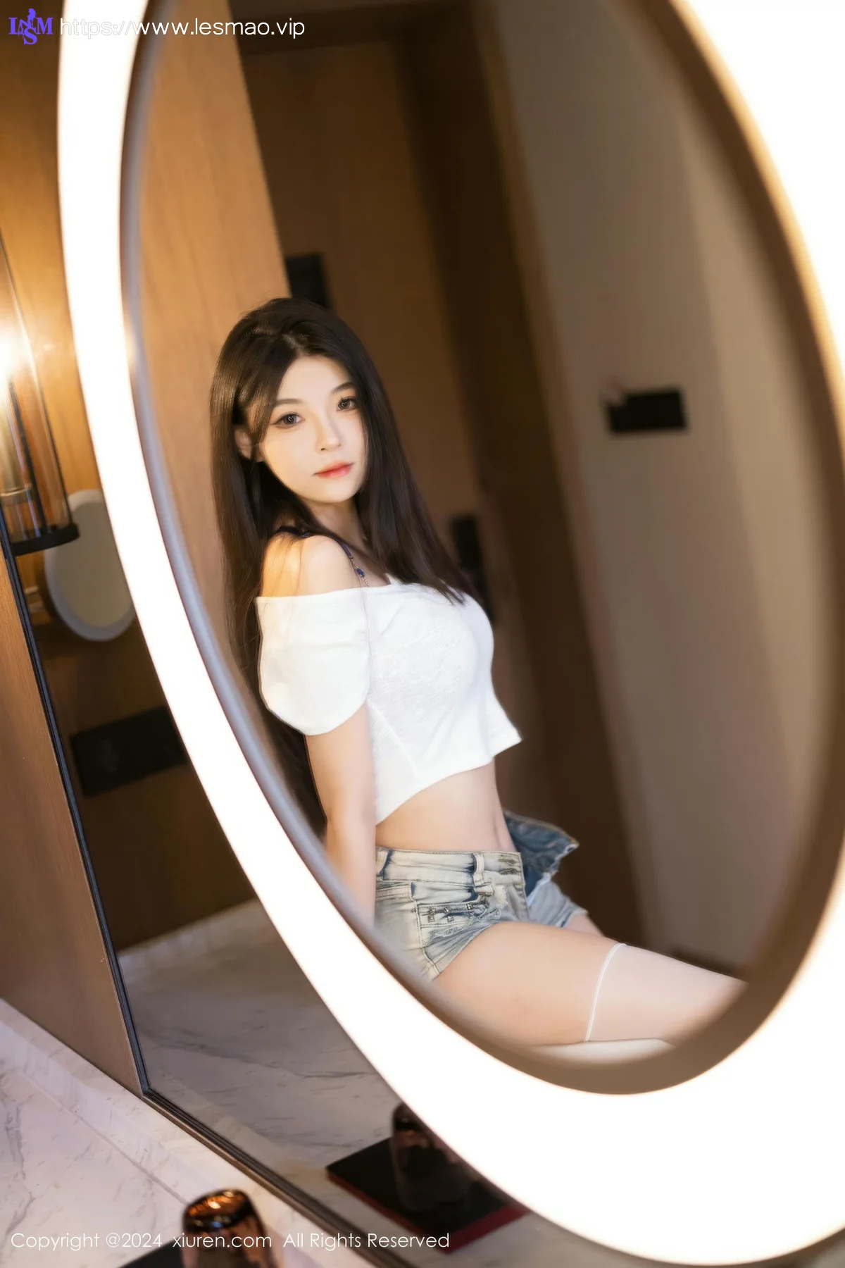 XiuRen 秀人 No.9141 初梦瑶 首套写真超短牛仔裤3 - 40