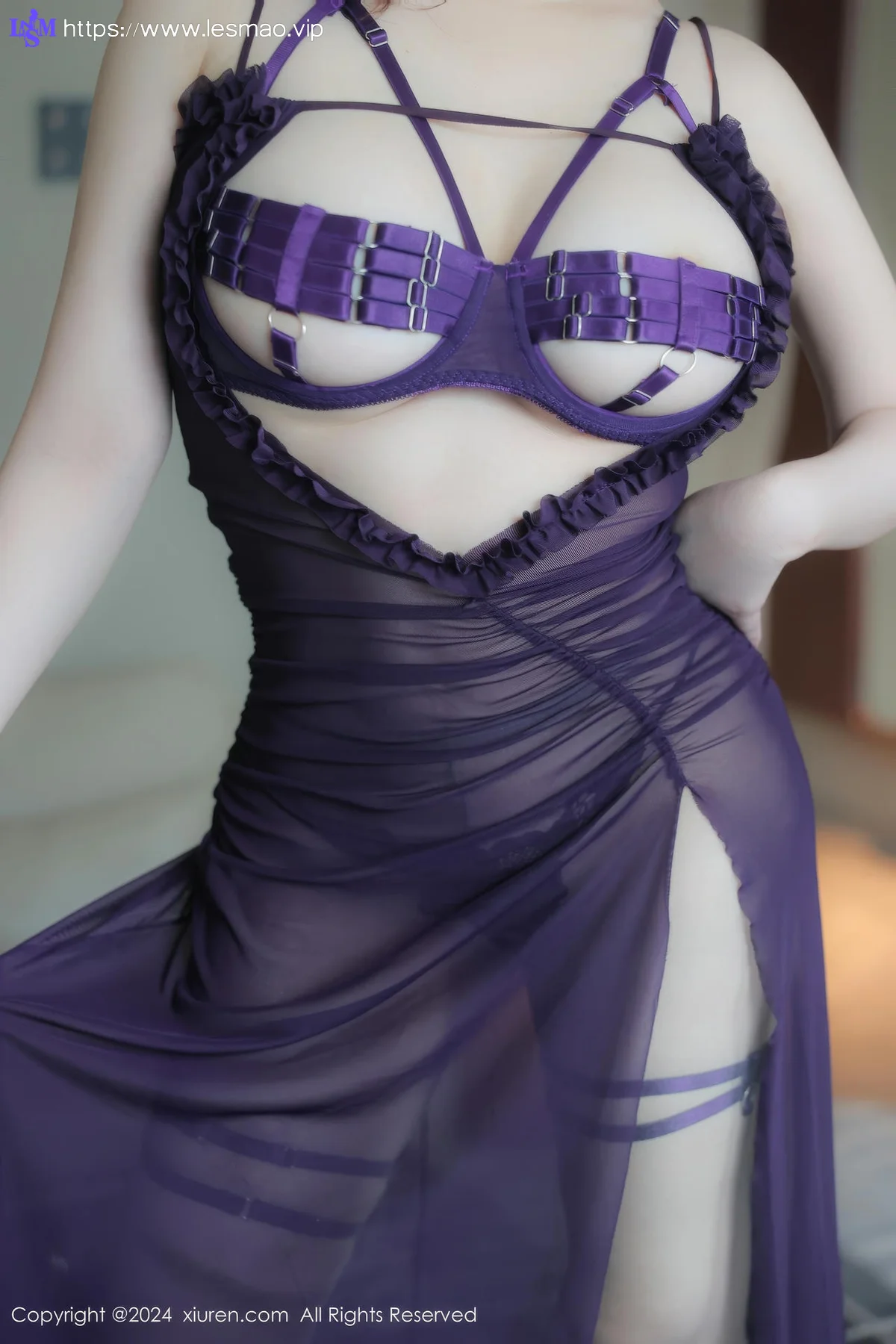 XiuRen 秀人 No.9148 麻布学妹 紫色情趣服饰性感写真33 - 19