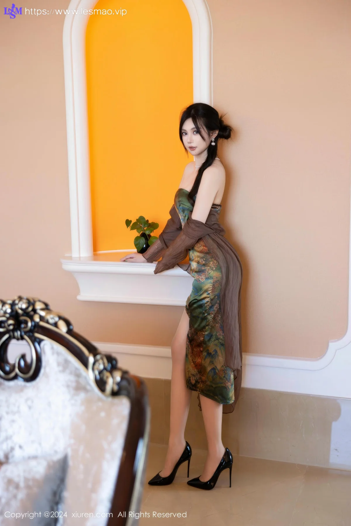 XiuRen 秀人 No.9161 绮里嘉ula 香肩亮丝写真 - 22
