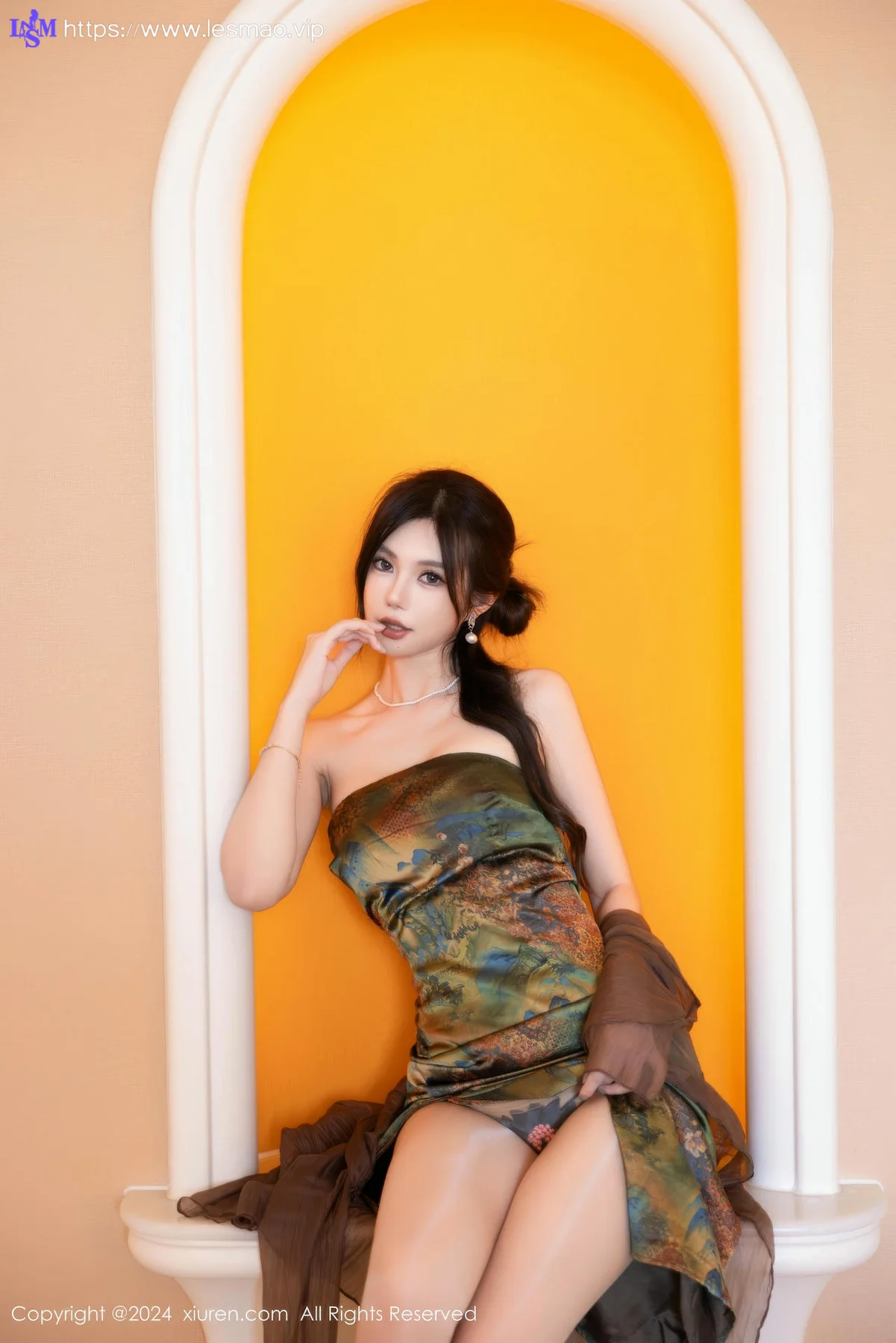 XiuRen 秀人 No.9161 绮里嘉ula 香肩亮丝写真 - 35