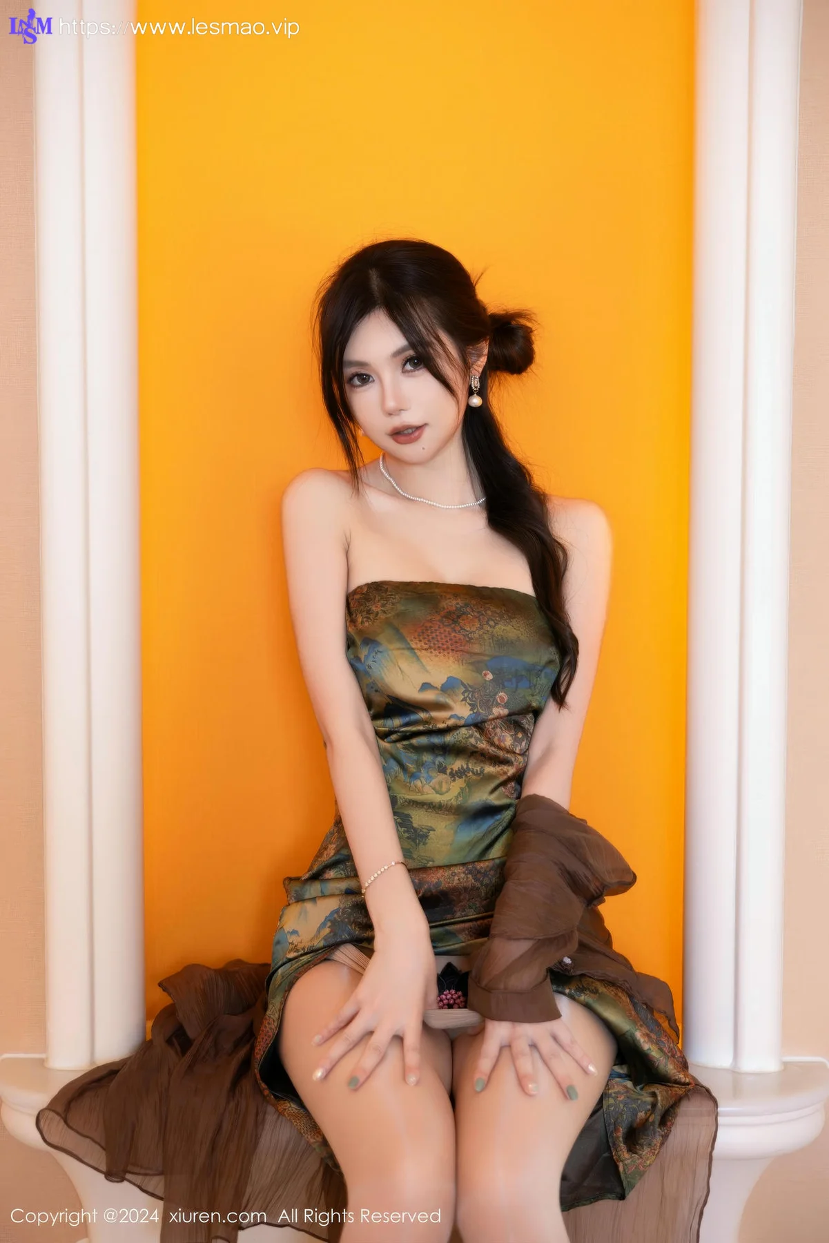 XiuRen 秀人 No.9161 绮里嘉ula 香肩亮丝写真 - 36