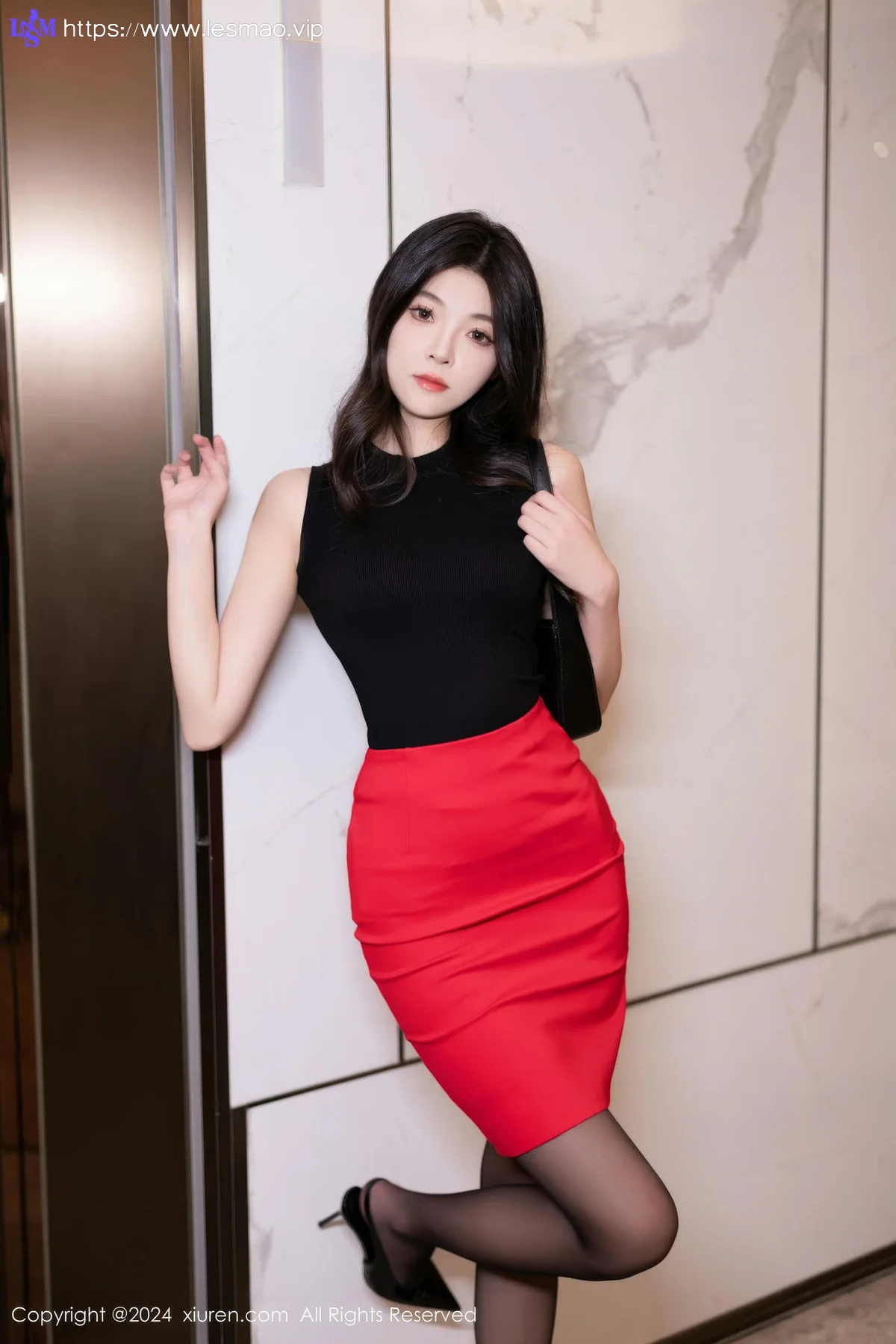 XiuRen 秀人 No.9169 初梦瑶 魅惑黑丝性感写真 - 18