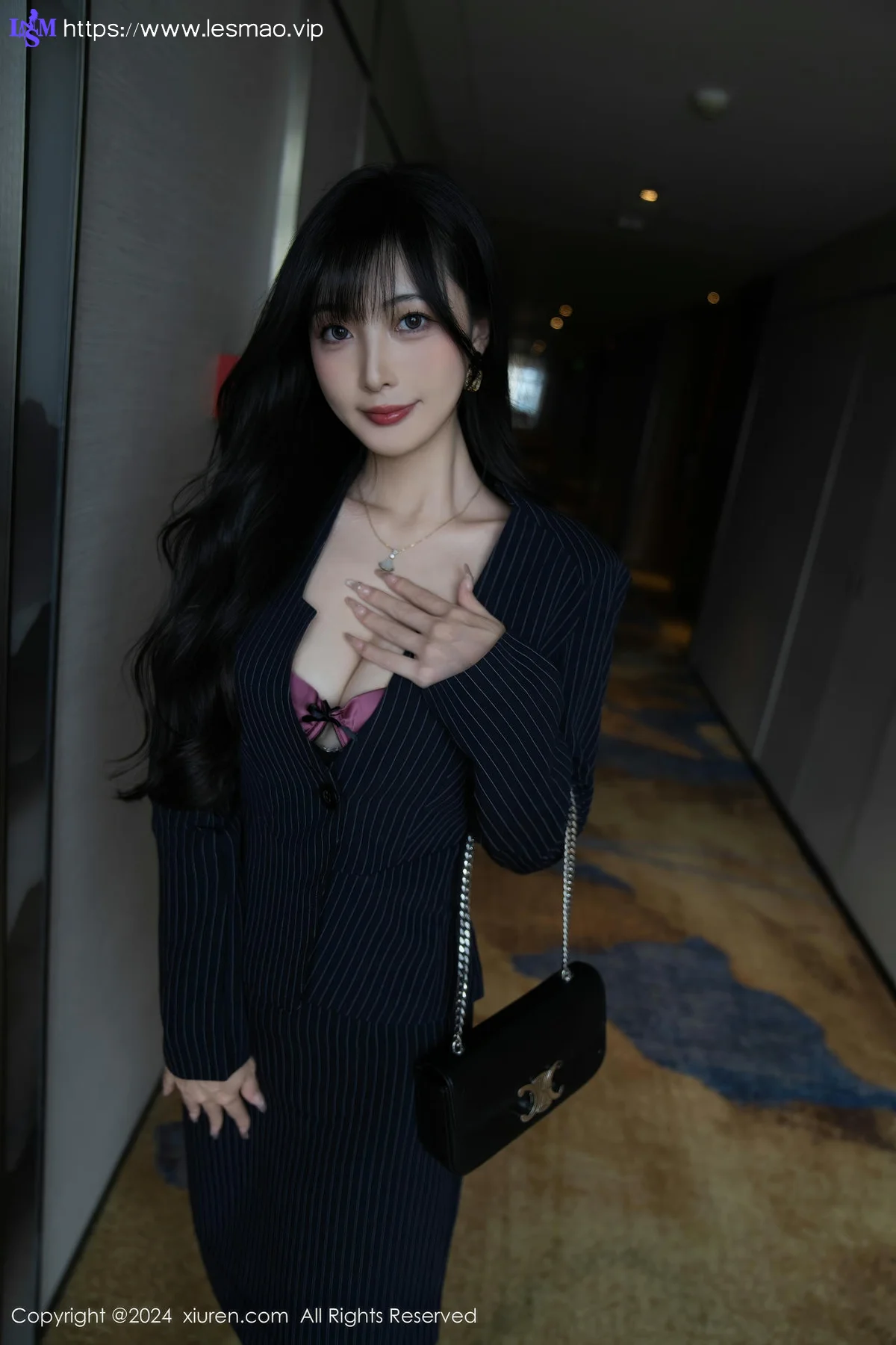 XiuRen 秀人 No.9186 林星阑 紫色情趣内衣性感写真 - 16