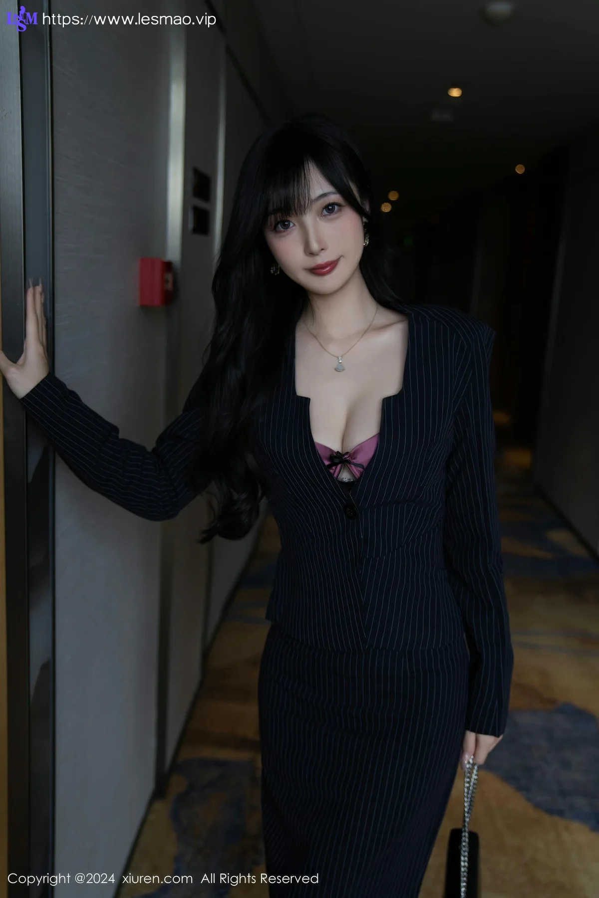 XiuRen 秀人 No.9186 林星阑 紫色情趣内衣性感写真 - 17