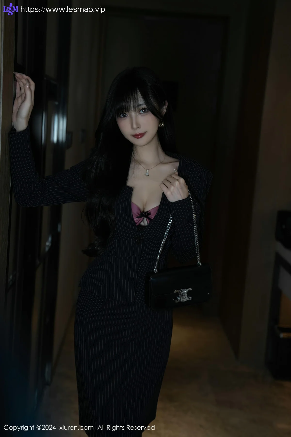 XiuRen 秀人 No.9186 林星阑 紫色情趣内衣性感写真 - 23