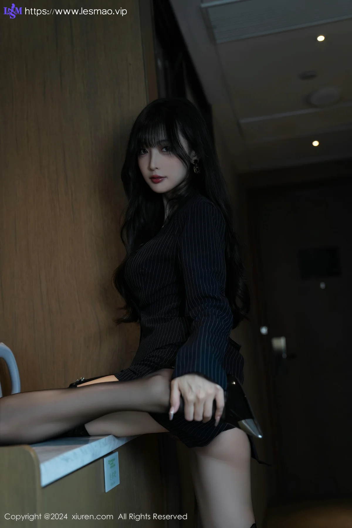XiuRen 秀人 No.9186 林星阑 紫色情趣内衣性感写真 - 28