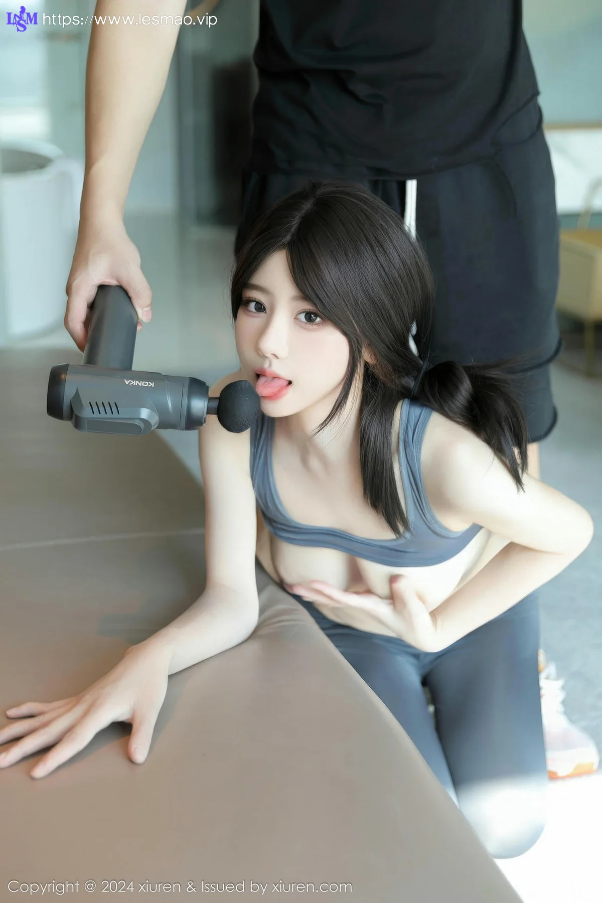 XiuRen 秀人 No.9187 桃妖夭 健身馆场景拍摄性感写真 - 44