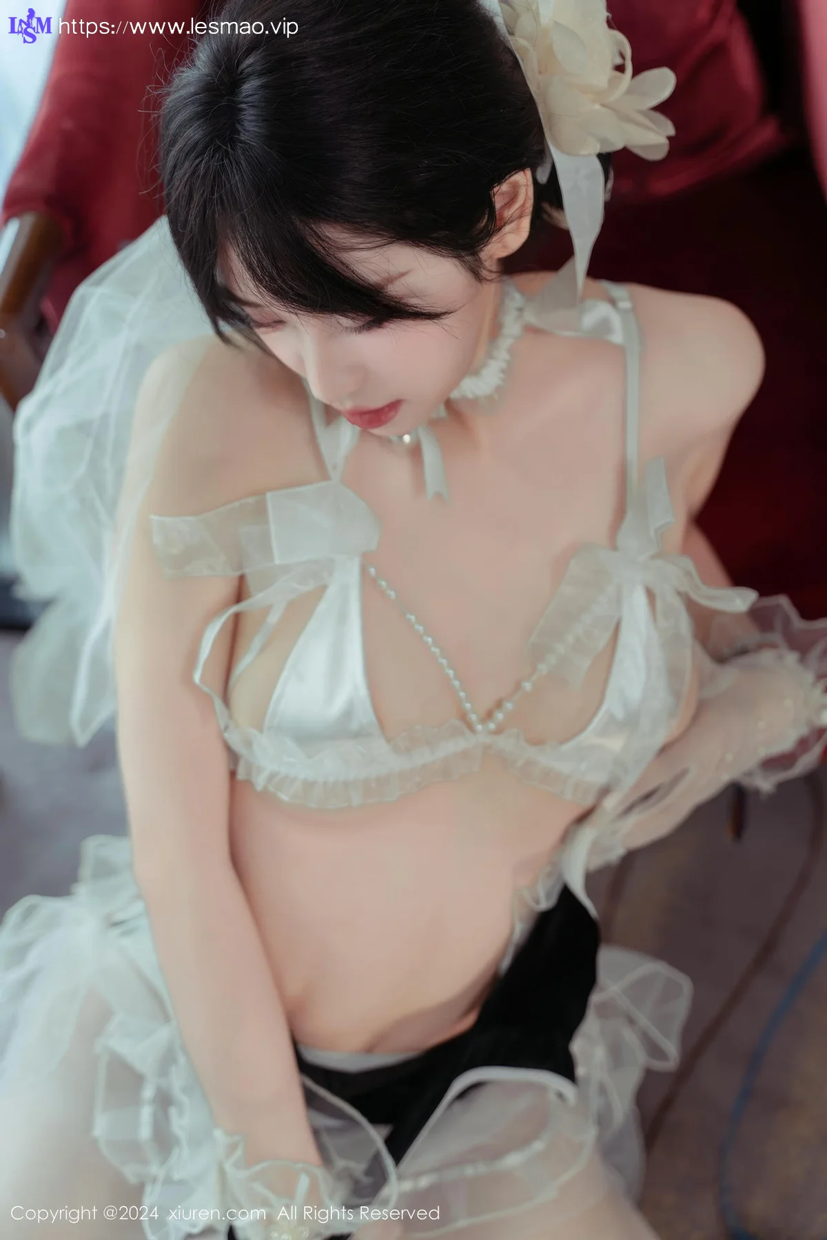 XiuRen 秀人 No.9197 汐汐爱吃草莓 猫系小女仆系列 - 31