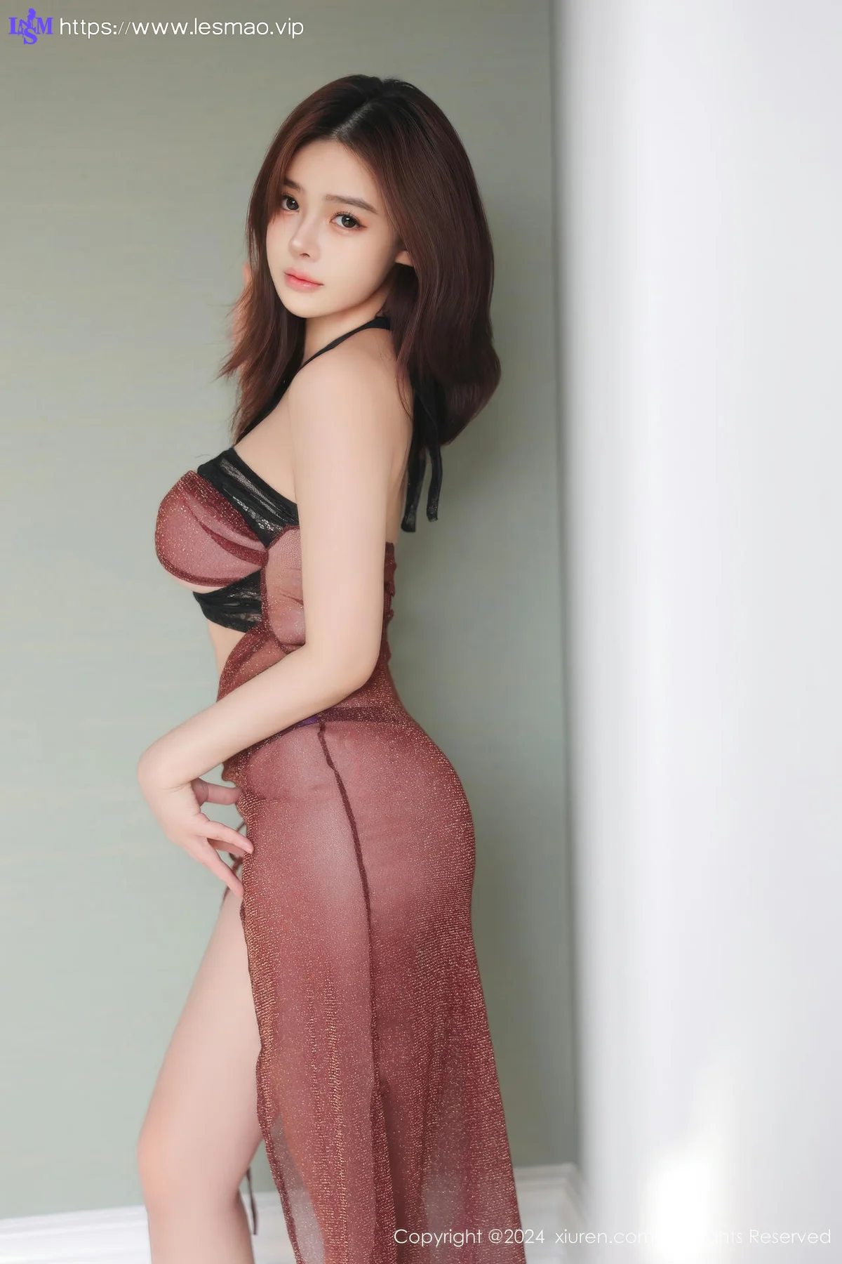 XiuRen 秀人 No.9205 麻布学妹 深色紧身衣 - 22