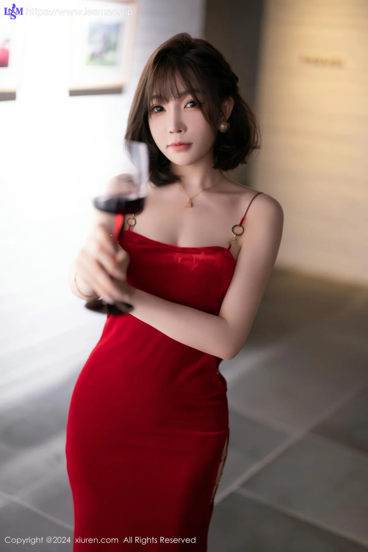 XiuRen 秀人 No.9229 徐莉芝Booty 红色情趣内衣 - 12