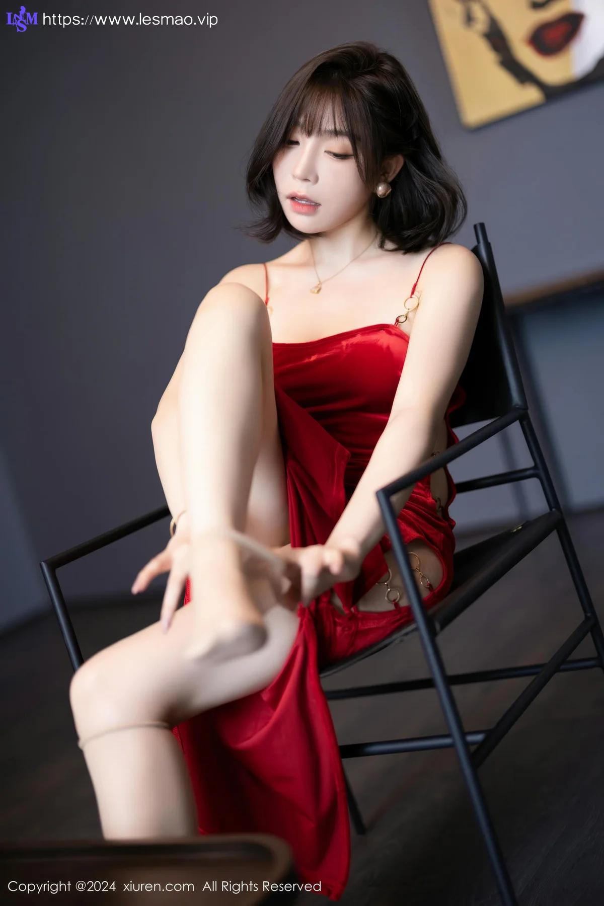 XiuRen 秀人 No.9229 徐莉芝Booty 红色情趣内衣 - 22