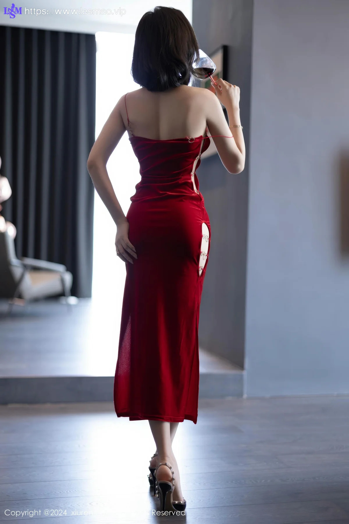 XiuRen 秀人 No.9229 徐莉芝Booty 红色情趣内衣 - 28