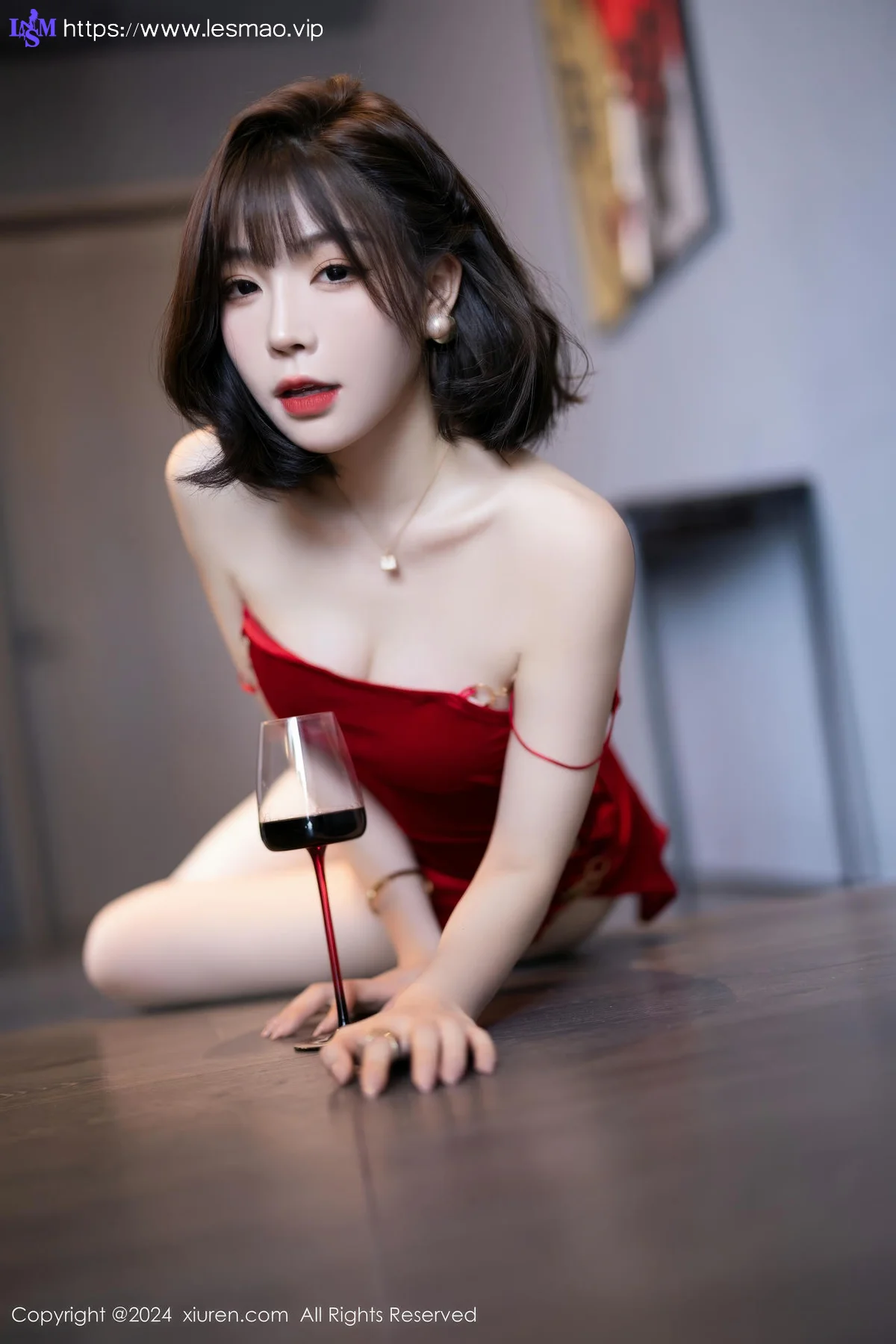 XiuRen 秀人 No.9229 徐莉芝Booty 红色情趣内衣 - 37