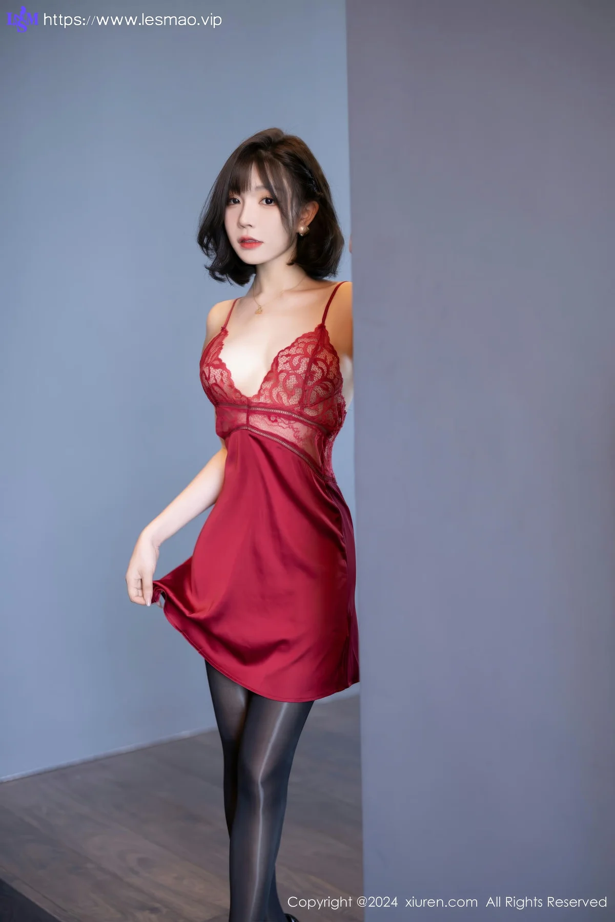 XiuRen 秀人 No.9229 徐莉芝Booty 红色情趣内衣 - 59