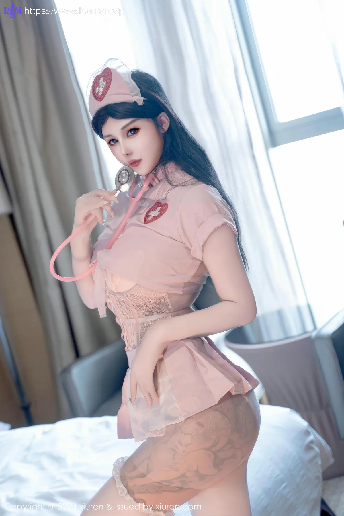 XiuRen 秀人 No.9244 陆萱萱 性感修女服饰 - 12