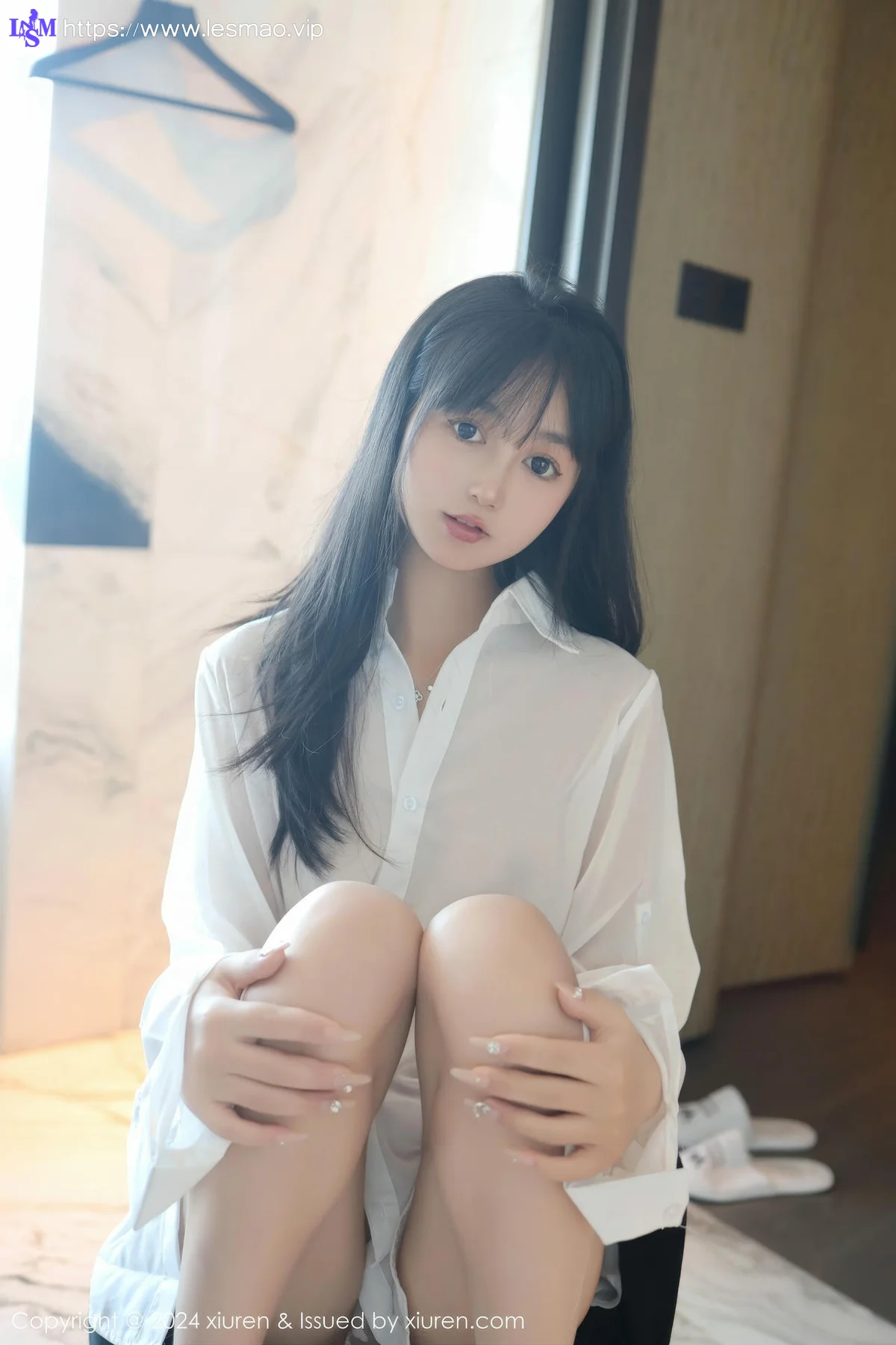 XiuRen 秀人 No.9251 林好好 首套写真白色衬衣萝莉 - 11