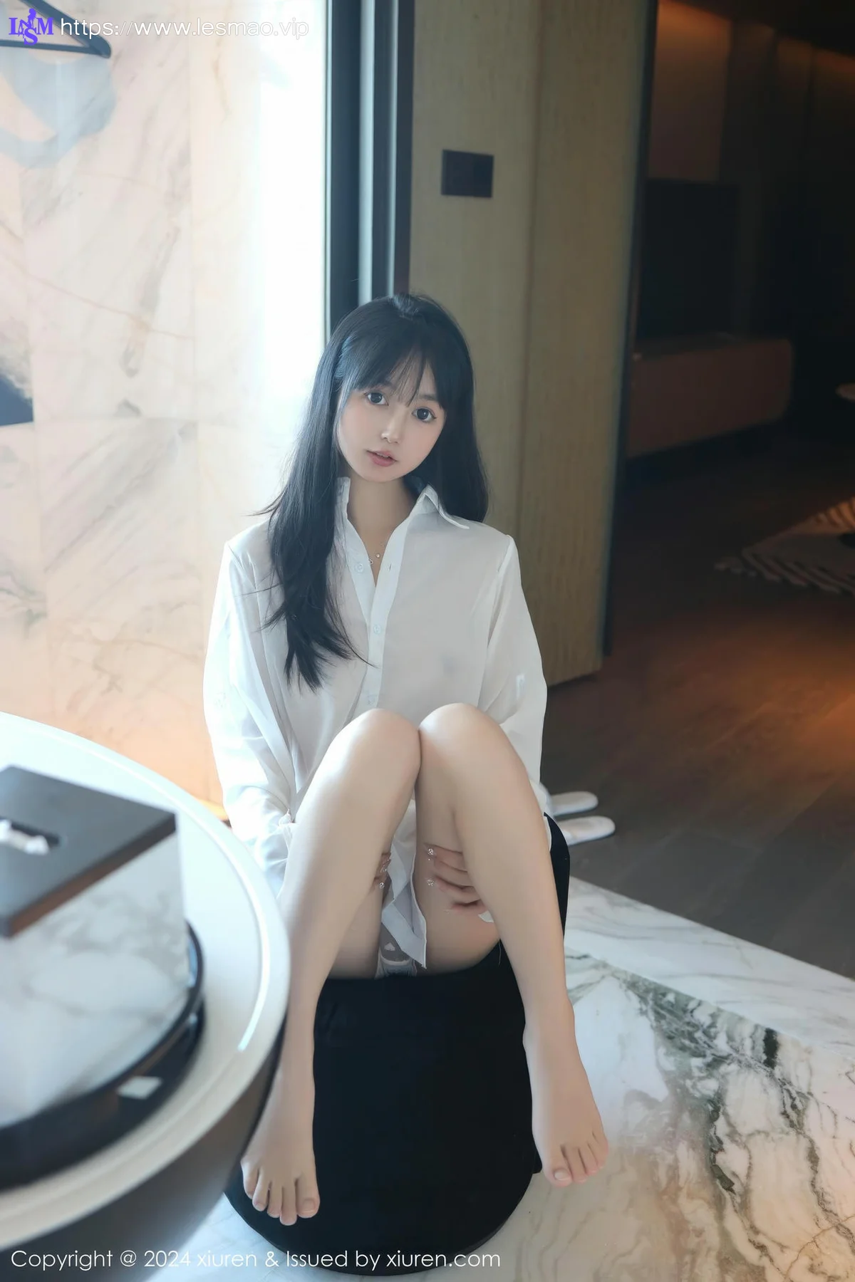XiuRen 秀人 No.9251 林好好 首套写真白色衬衣萝莉 - 12
