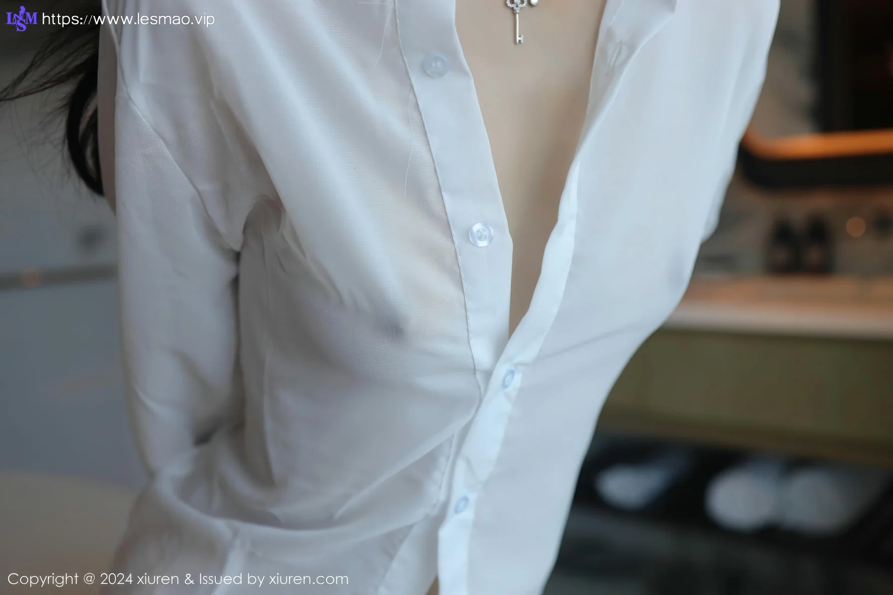 XiuRen 秀人 No.9251 林好好 首套写真白色衬衣萝莉 - 36