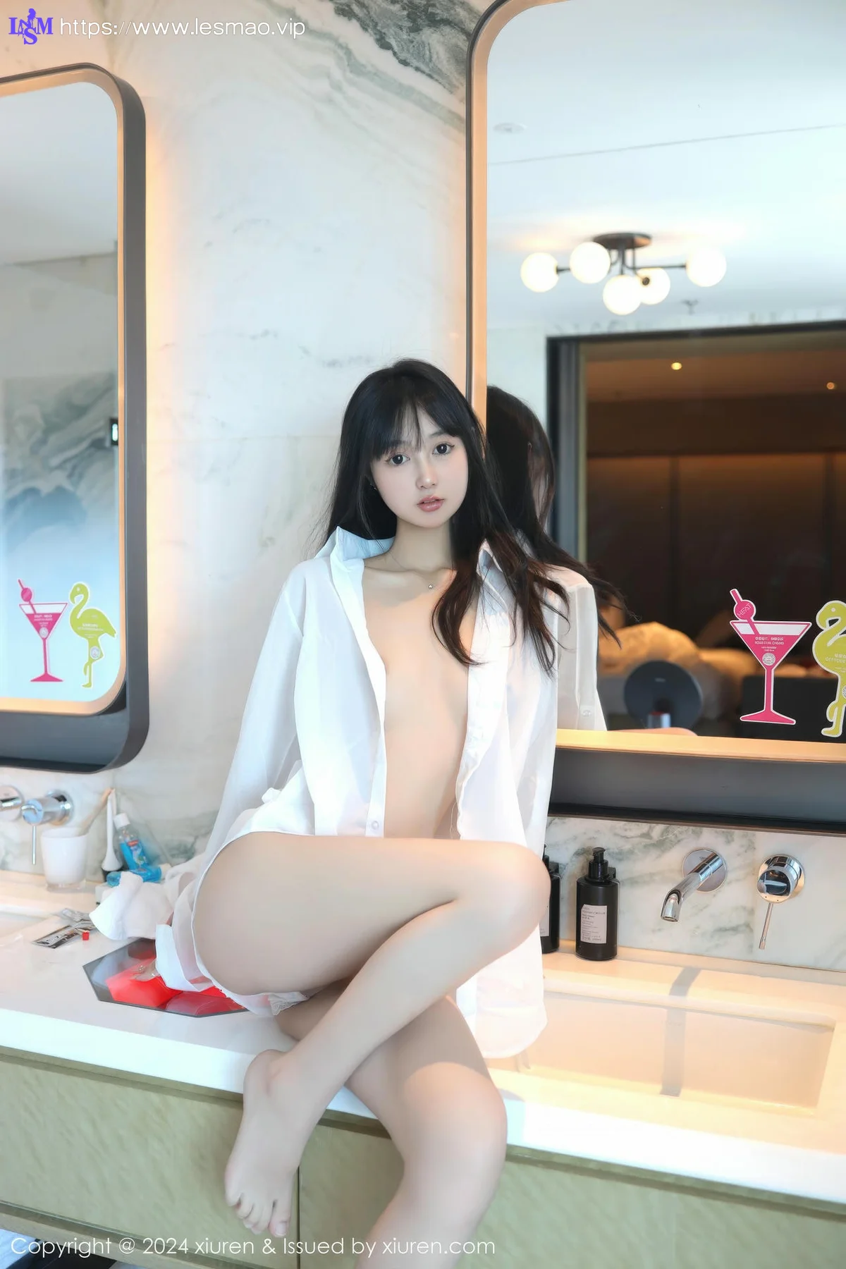 XiuRen 秀人 No.9251 林好好 首套写真白色衬衣萝莉 - 66