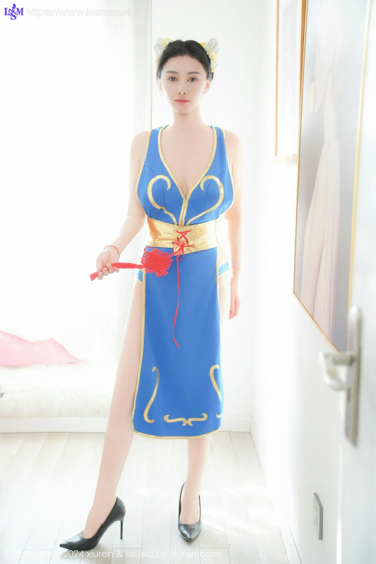 XiuRen 秀人 No.9252 雅茹老师 爆乳cos制服 - 11