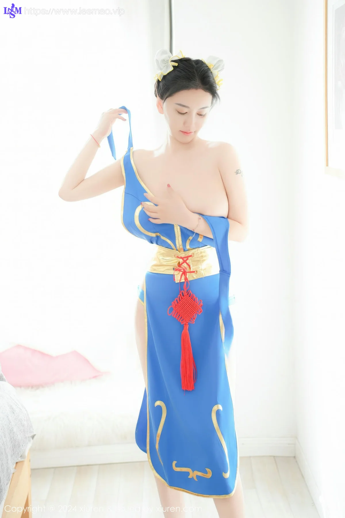 XiuRen 秀人 No.9252 雅茹老师 爆乳cos制服 - 13