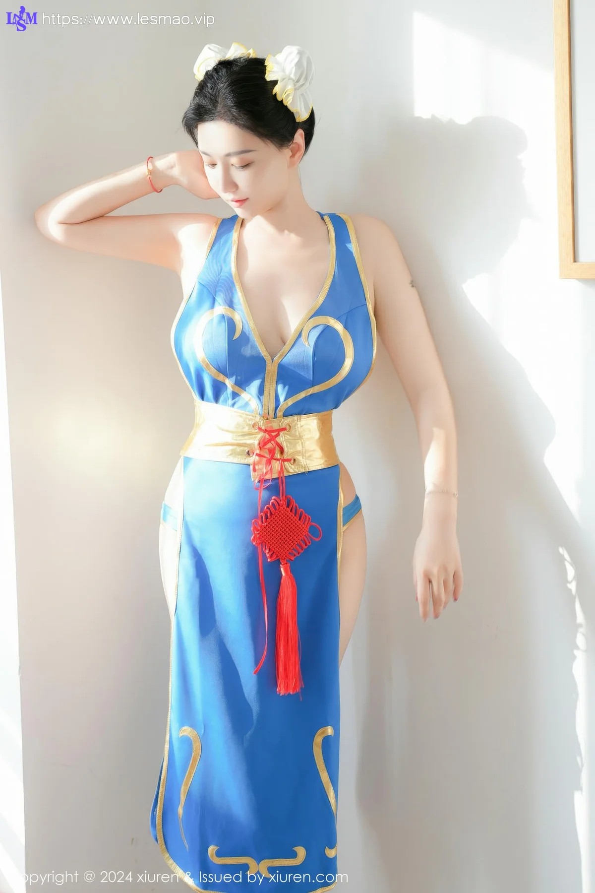XiuRen 秀人 No.9252 雅茹老师 爆乳cos制服 - 59