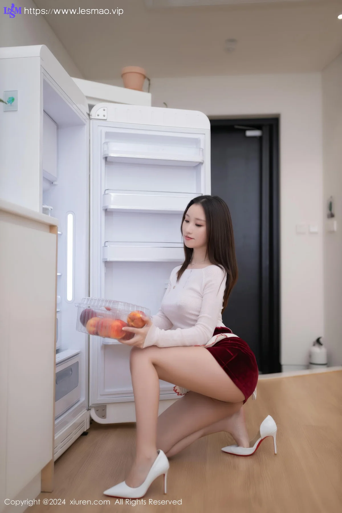 XiuRen 秀人 No.9255 杏子Yada 黑色蕾丝内衣 - 17