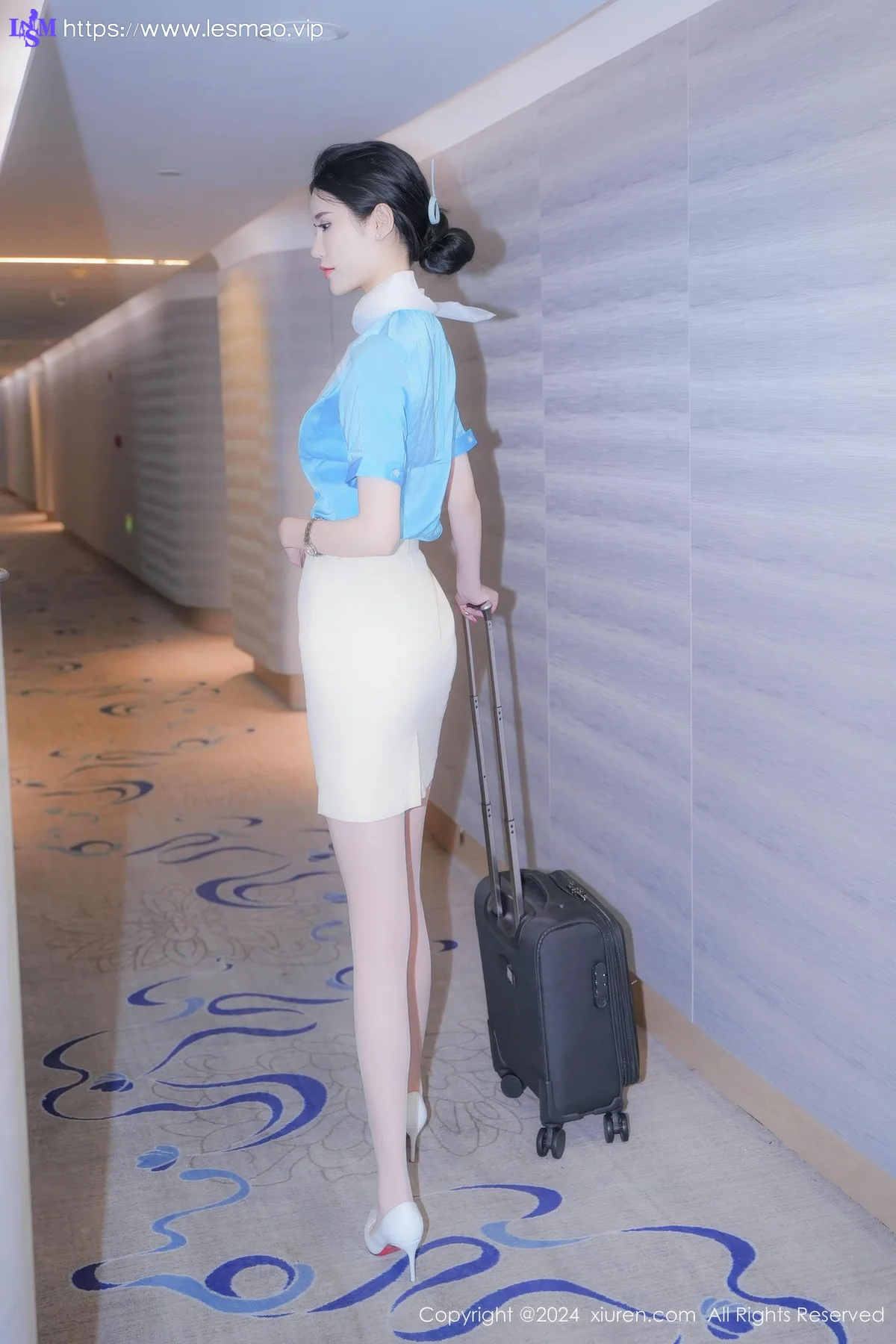XiuRen 秀人 No.9269 erikaki空姐制服旅拍33 - 15