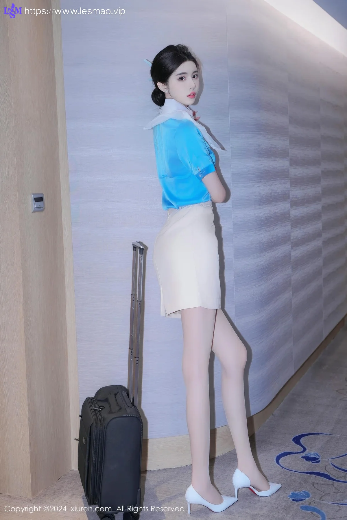 XiuRen 秀人 No.9269 erikaki空姐制服旅拍33 - 20
