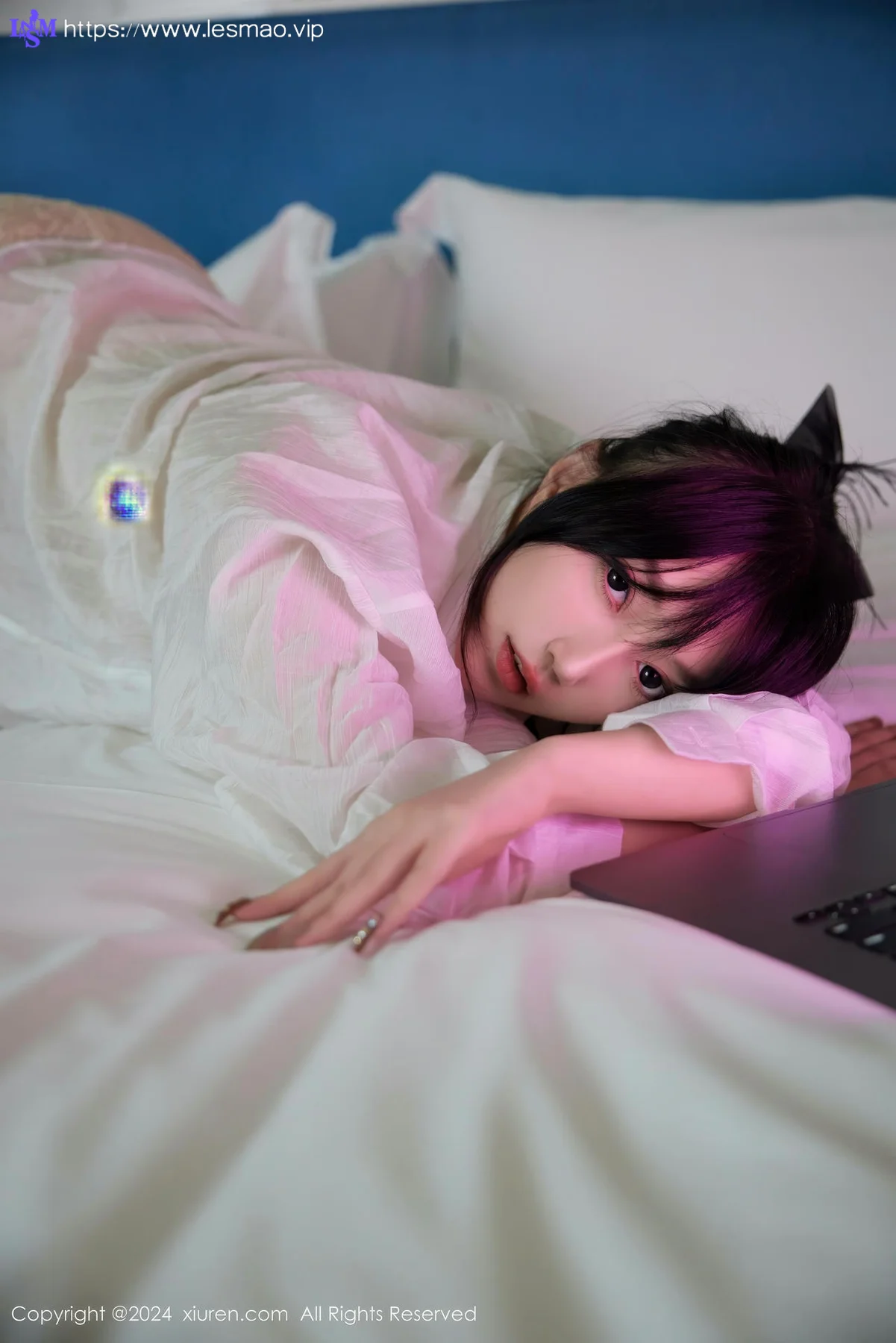XiuRen 秀人 No.9274 玥儿玥er 玉体白衬衫白丝写真 - 15