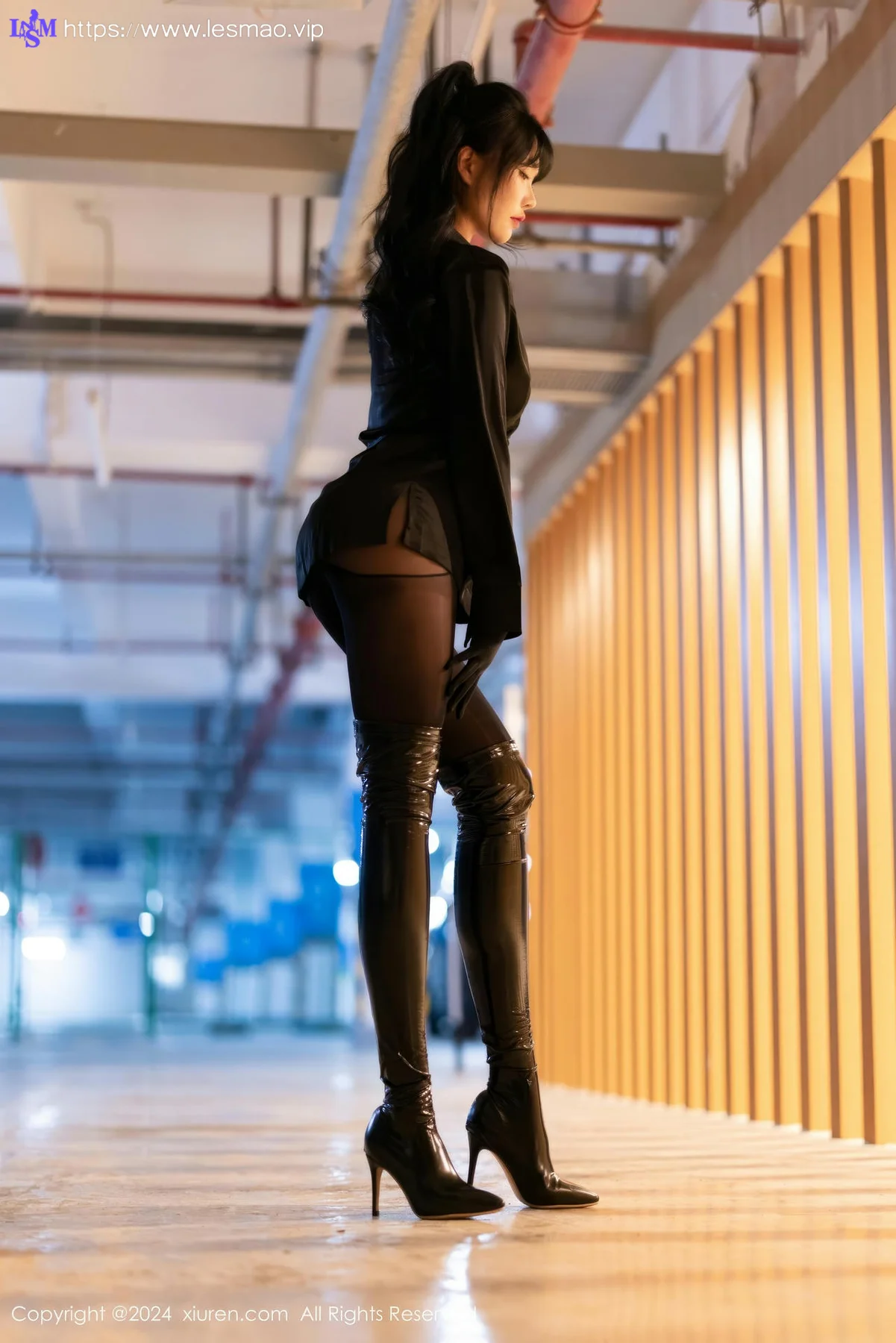 XiuRen 秀人 No.9275 娜比连体黑丝性感写真11 - 13