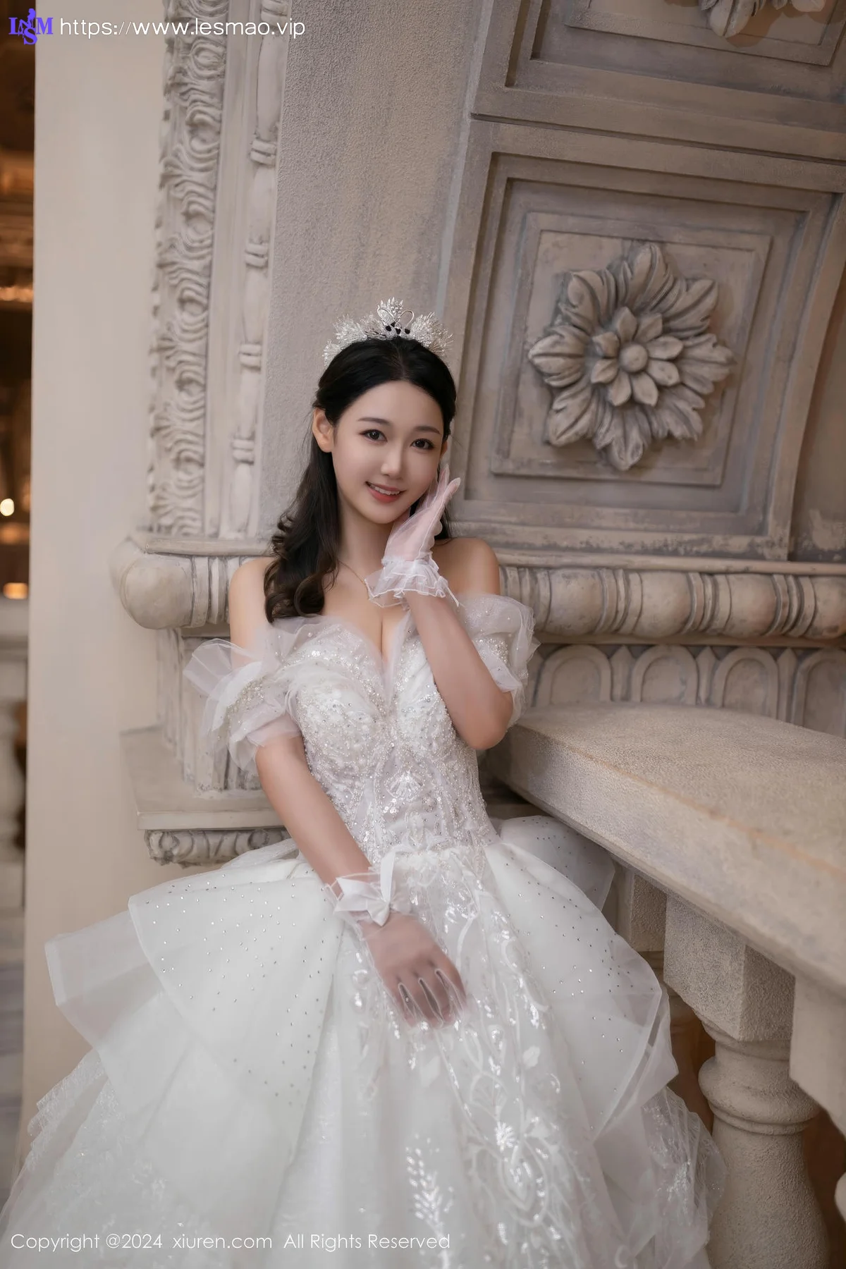 XiuRen 秀人 No.9283 唐安琪 透视婚纱女神 - 11